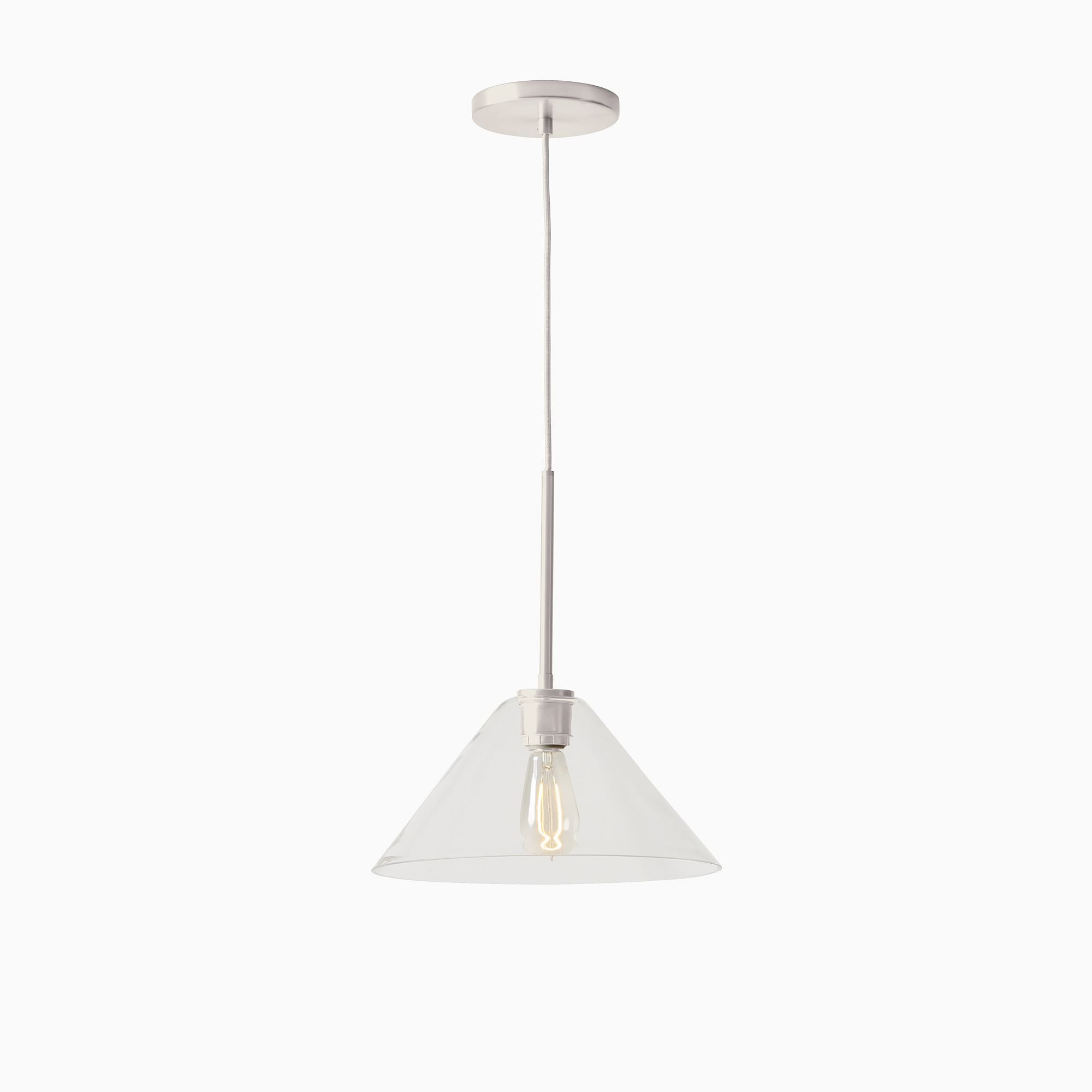 Sculptural Cone Pendant | West Elm