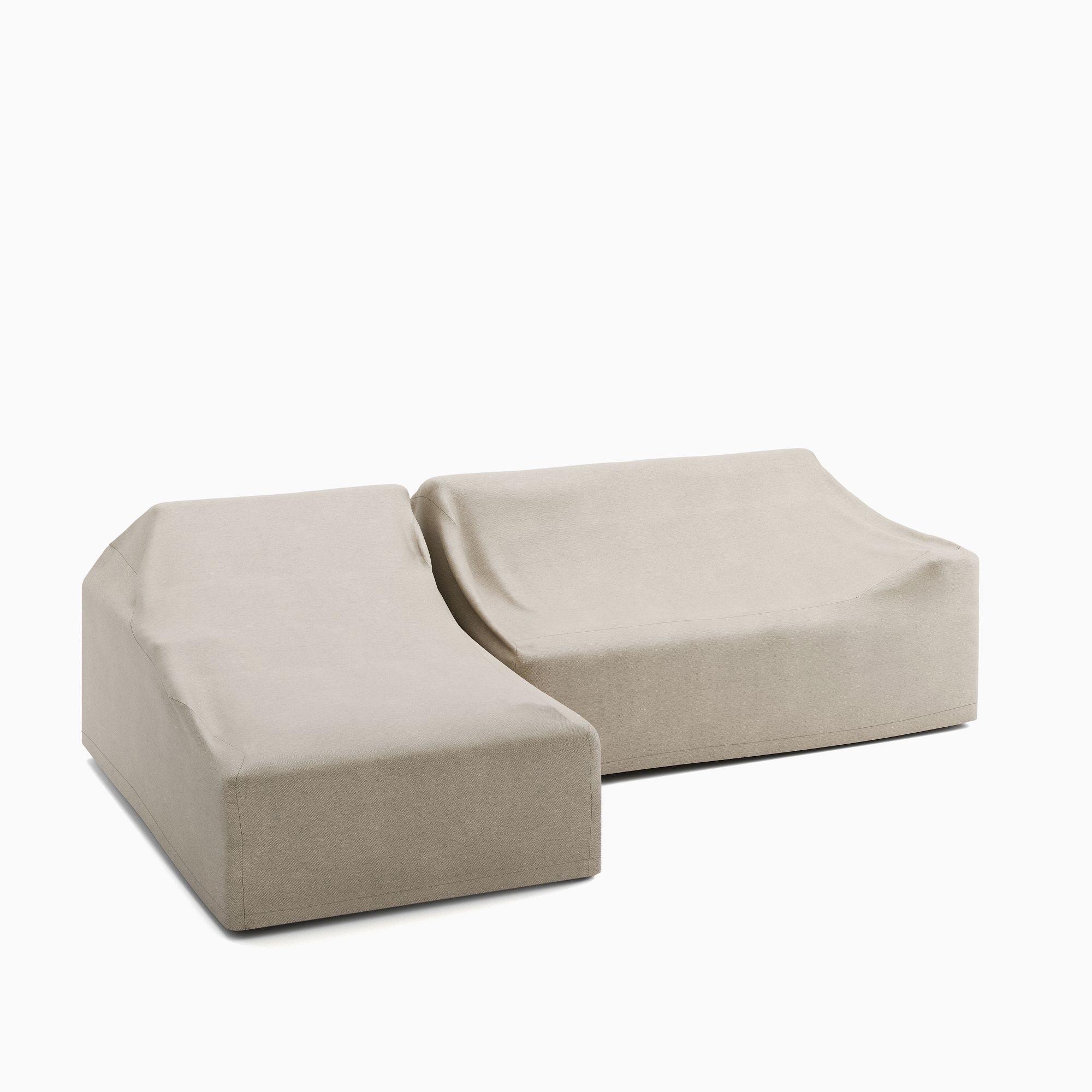 Urban Outdoor 2-Piece Chaise Sectional Protective Cover | West Elm