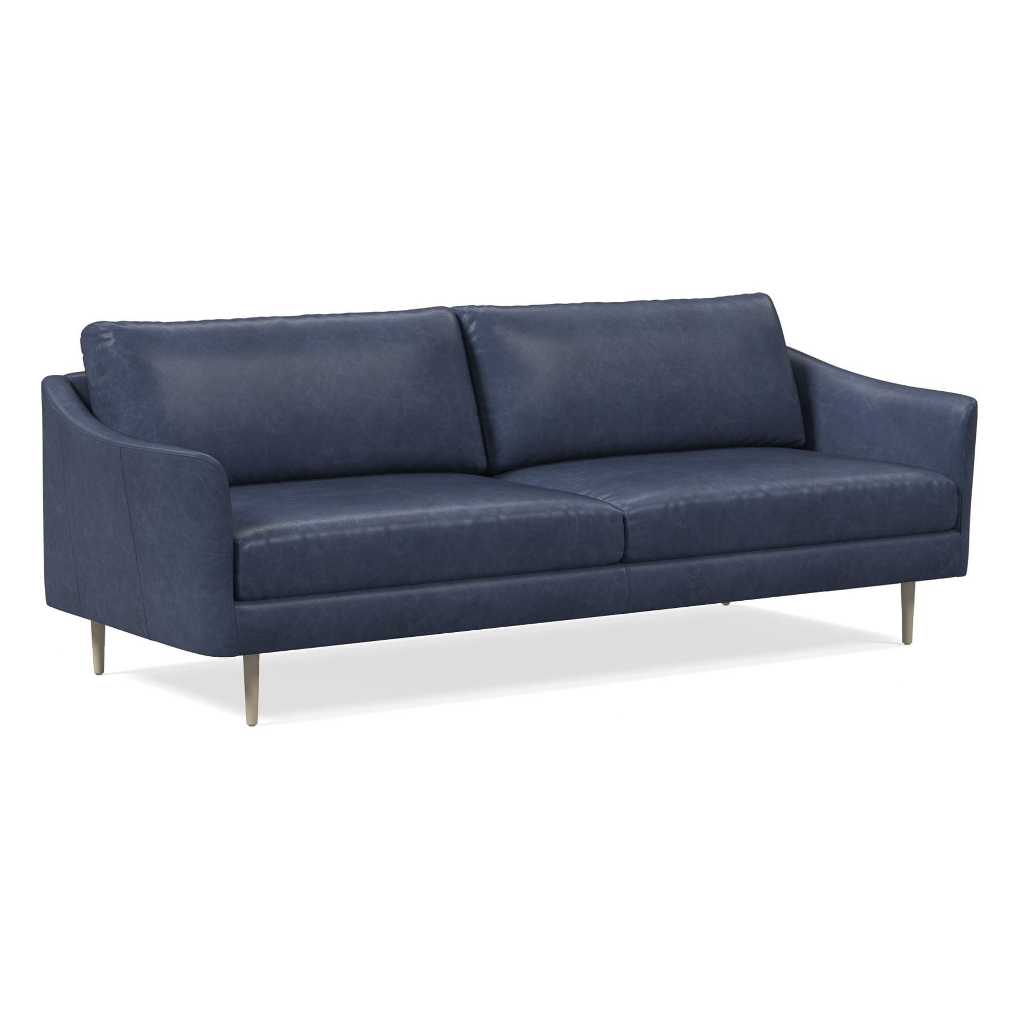 Sloane Leather Sofa (78") | West Elm