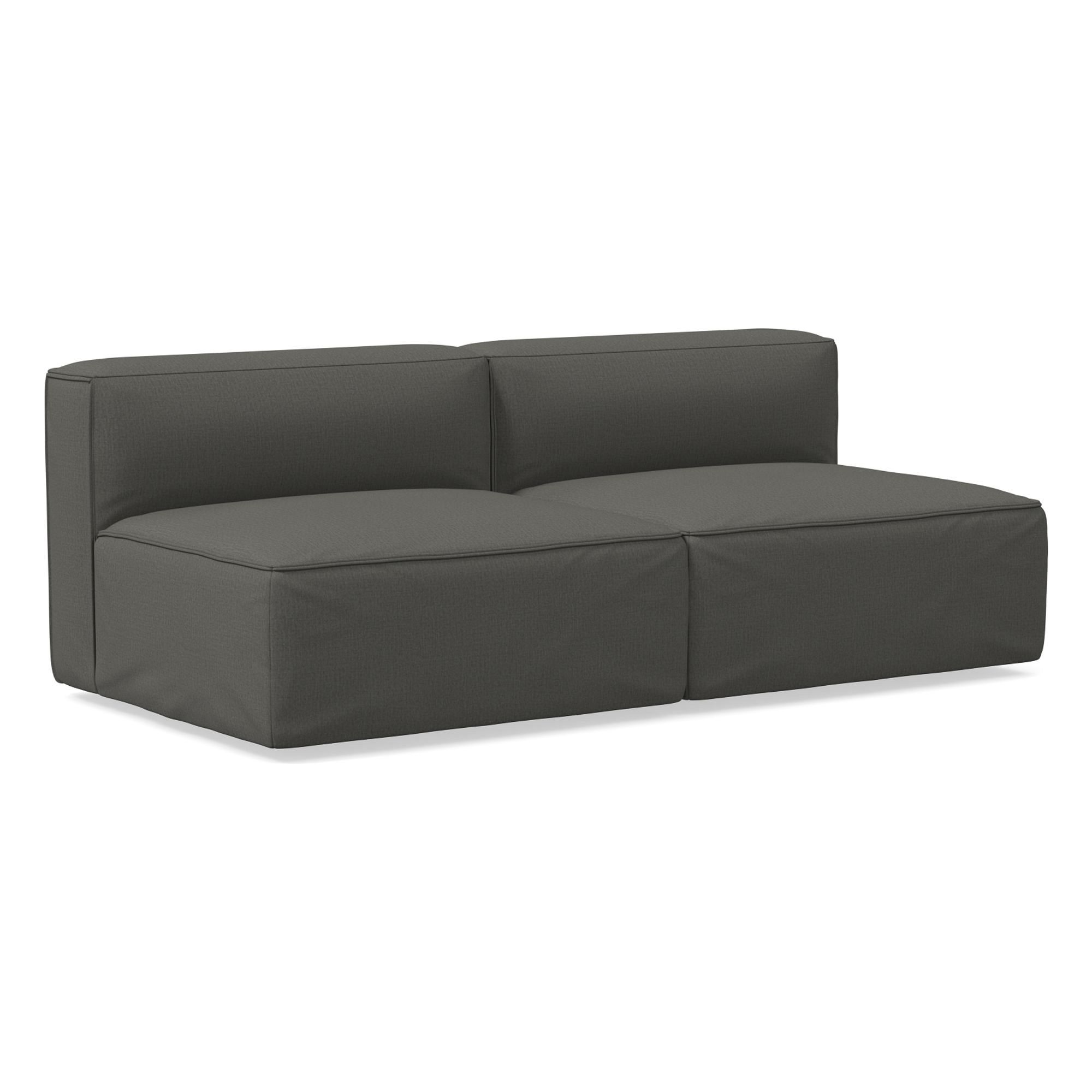 Remi Outdoor 2-Piece Armless Sofa | West Elm