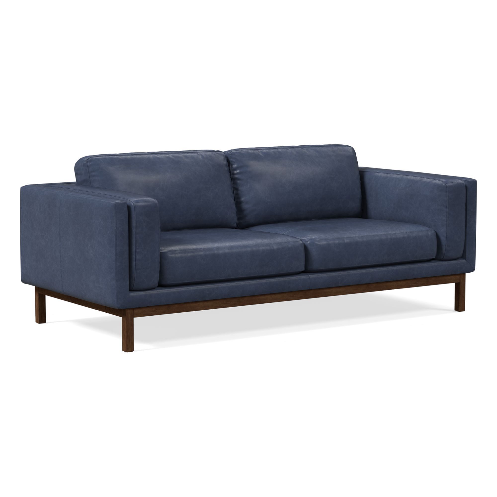 Dekalb Leather Sofa (68"–96") | West Elm