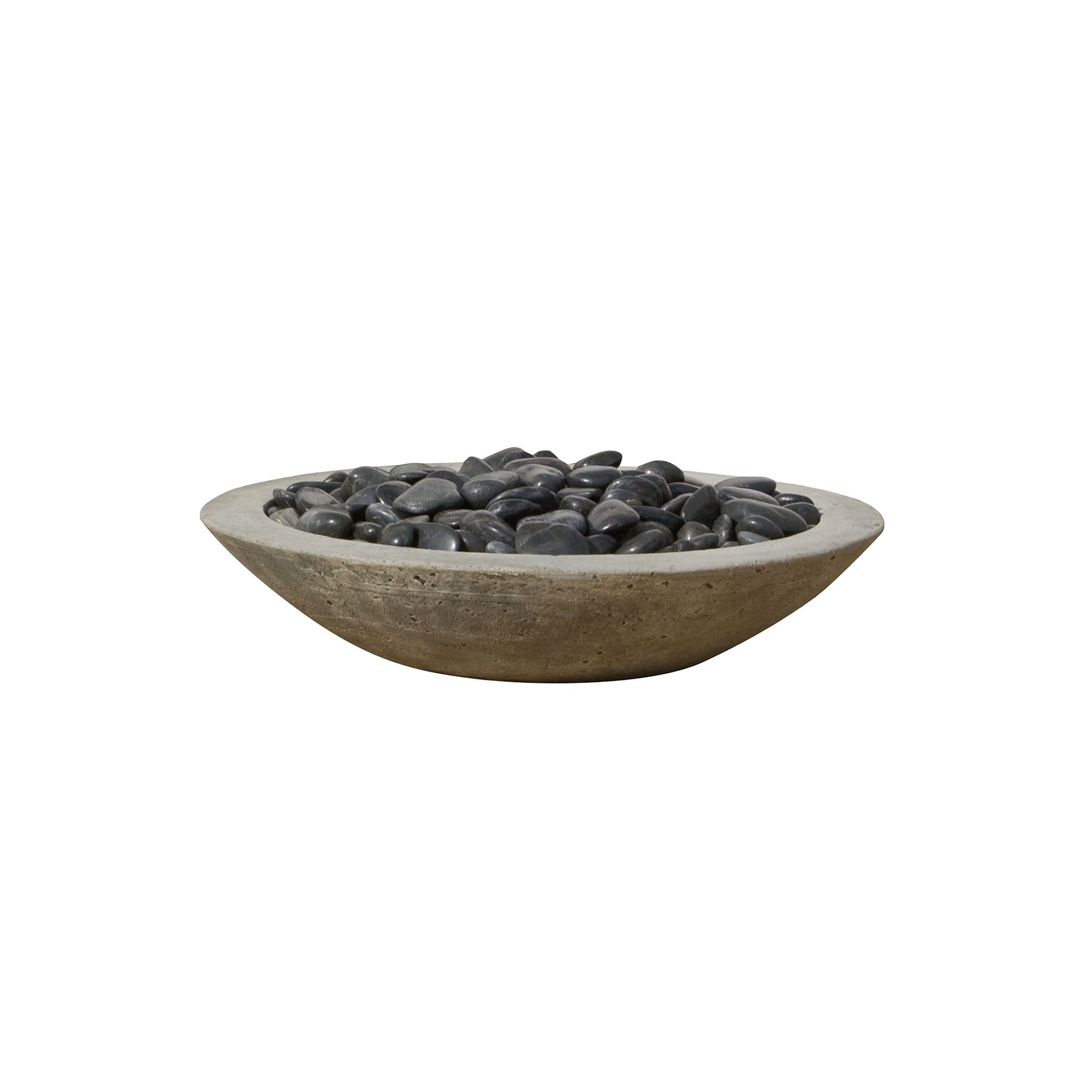 Zen Cast Stone Indoor/Outdoor Bowl Planter | West Elm