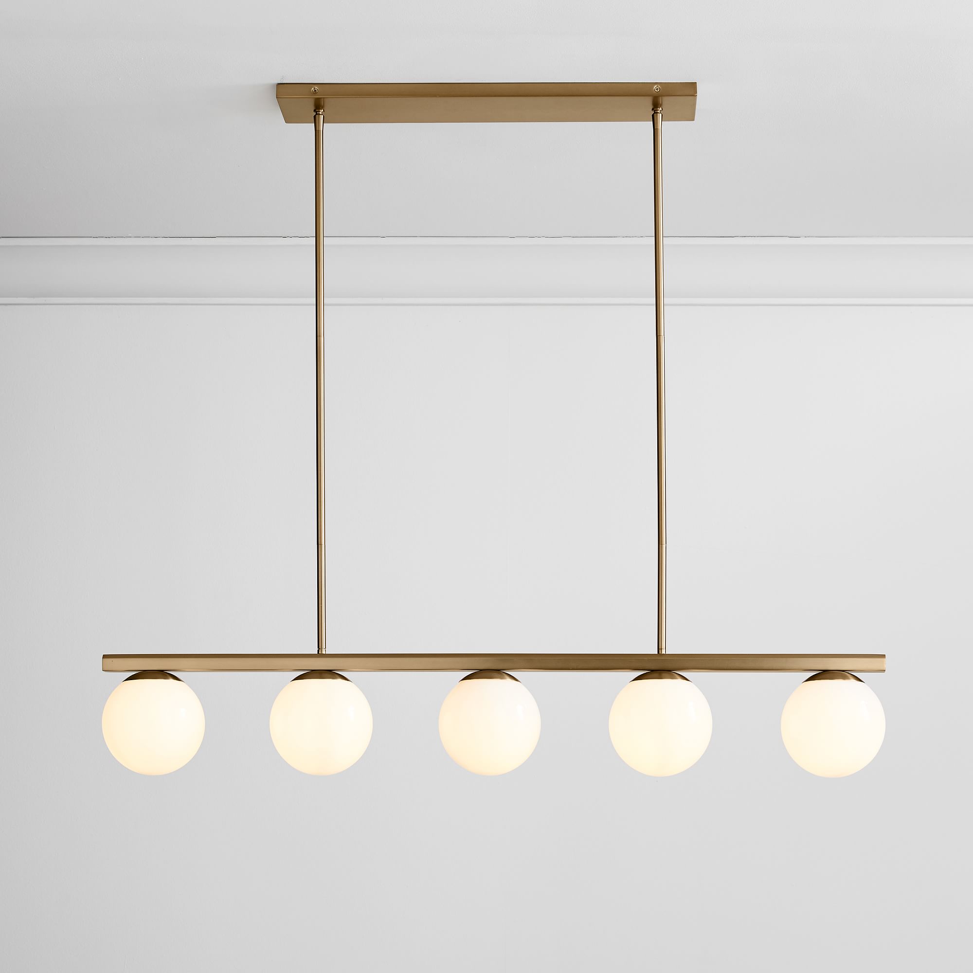 Hayes Linear Chandelier (45") | West Elm