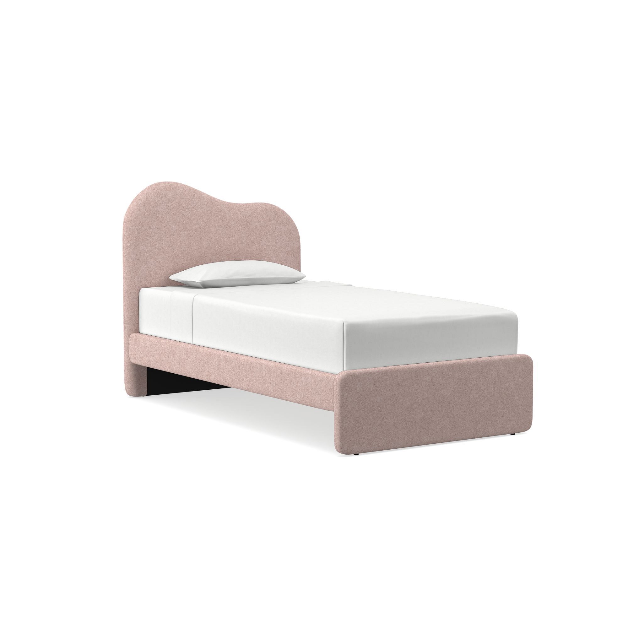 Alba Asymmetric Upholstered Bed | West Elm