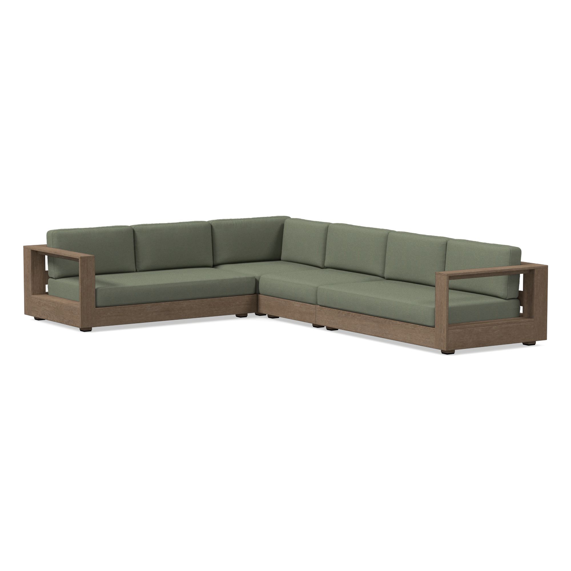 Telluride Outdoor -Piece L-Shaped Sectional Cushion Covers | West Elm