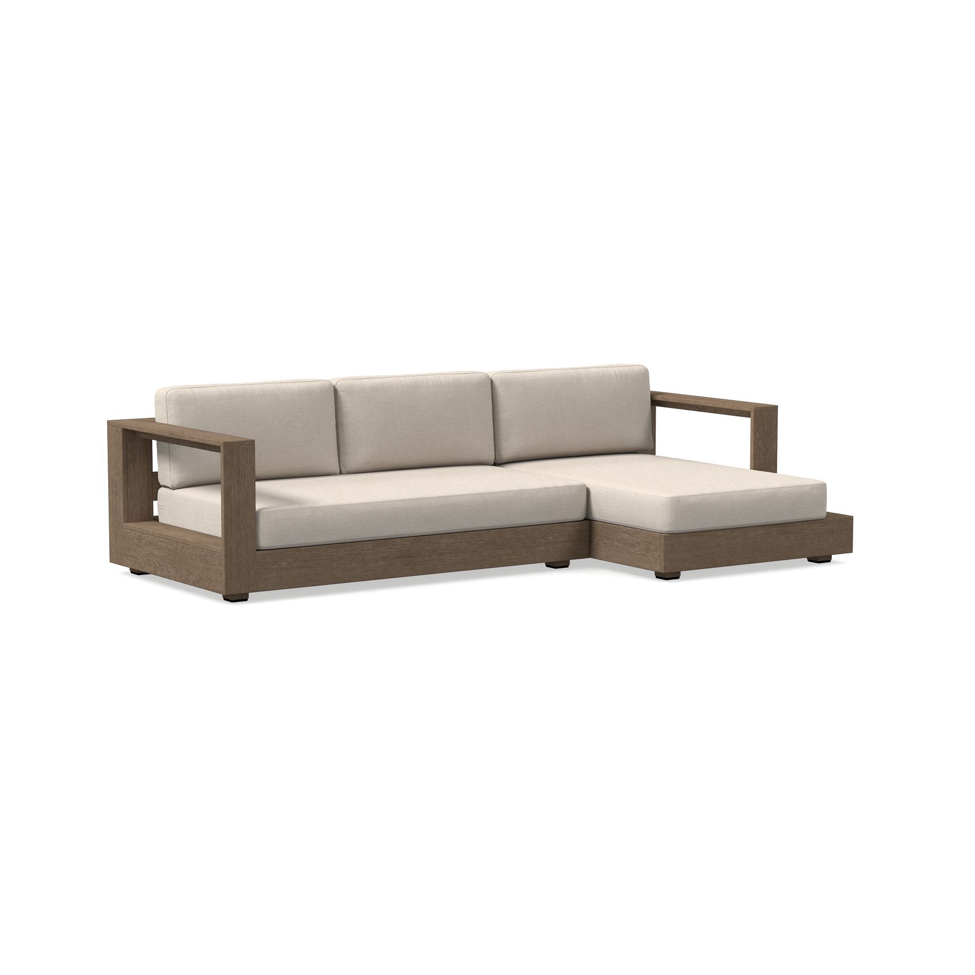 Telluride Outdoor -Piece Chaise Sectional Cushion Covers | West Elm