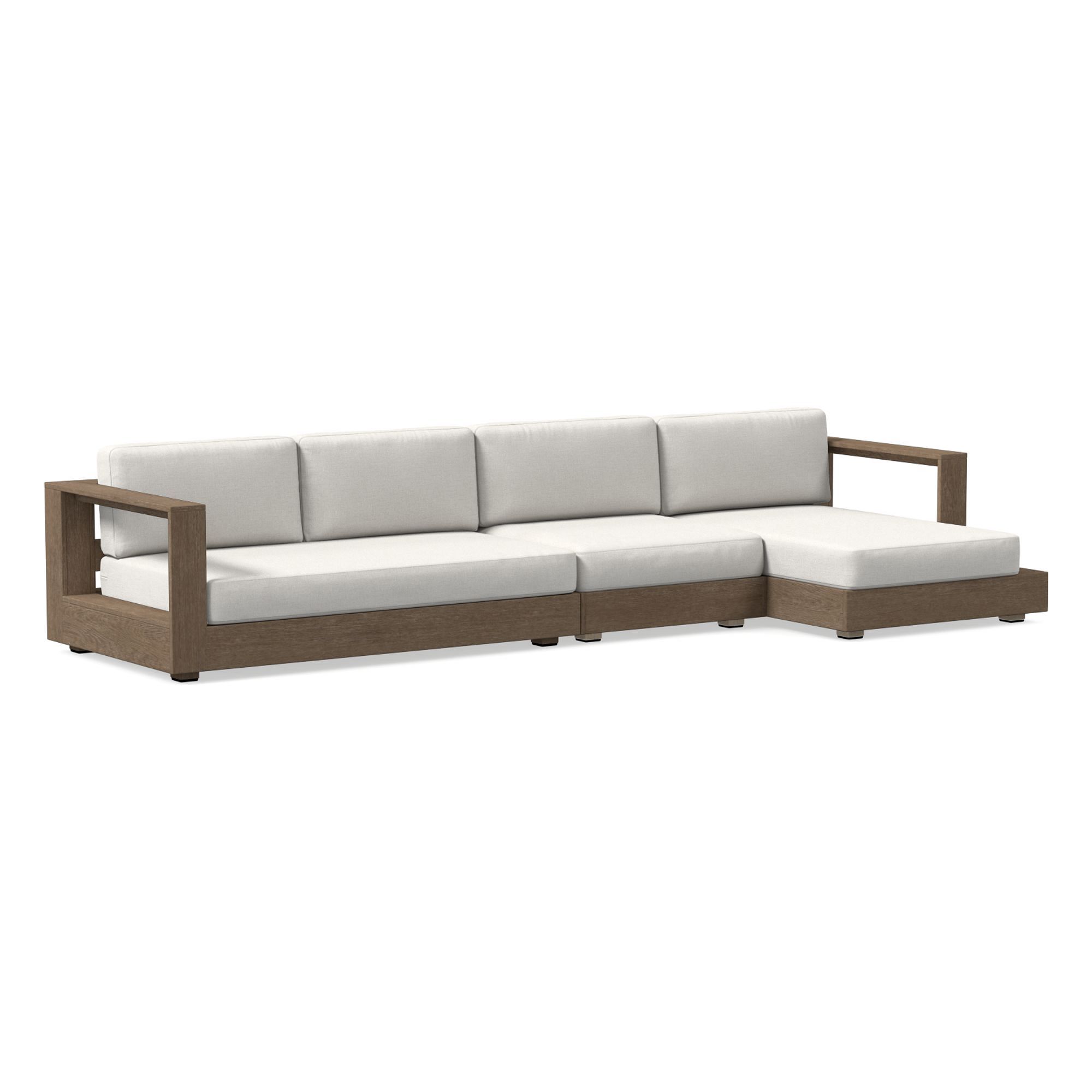 Telluride Outdoor -Piece Chaise Sectional Cushion Covers | West Elm