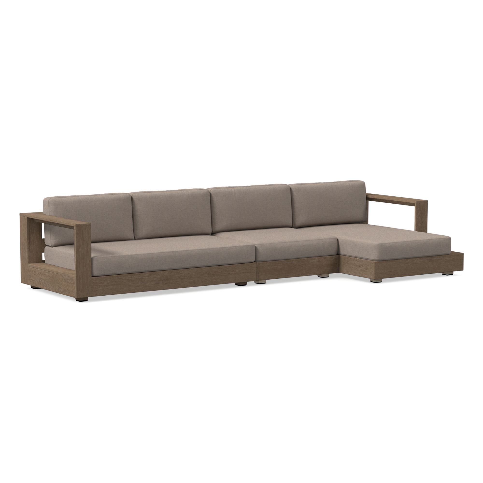 Telluride Outdoor -Piece Chaise Sectional Cushion Covers | West Elm