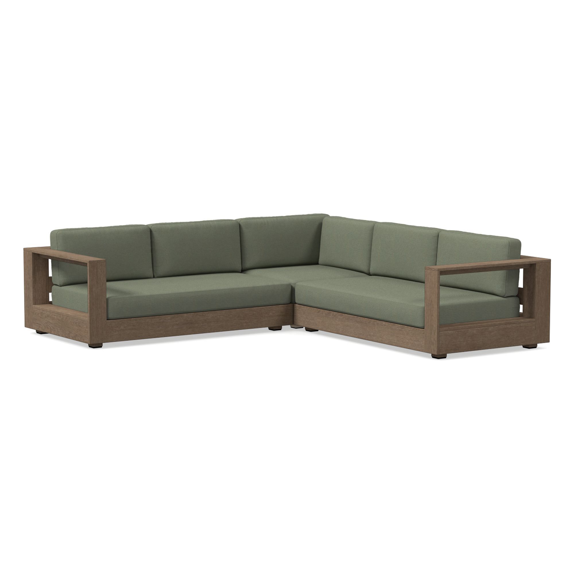 Telluride Outdoor -Piece L-Shaped Sectional Cushion Covers | West Elm