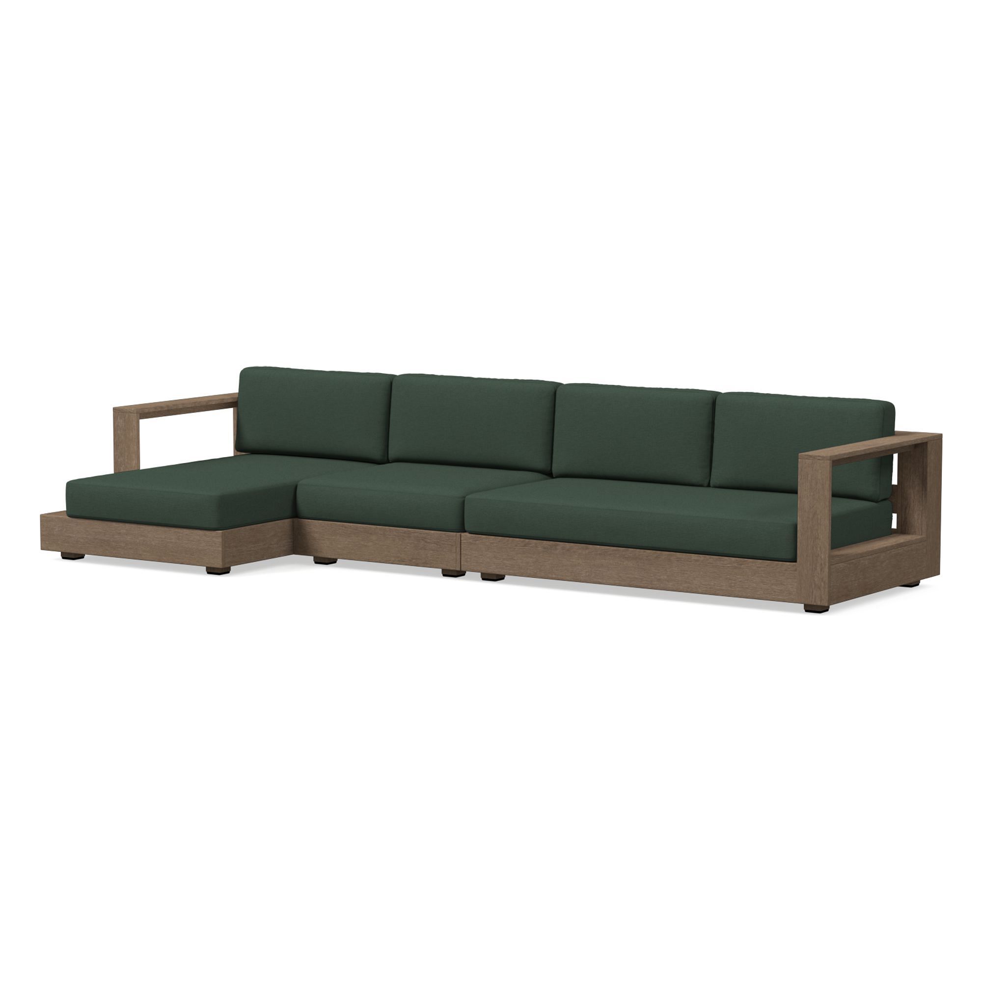 Telluride Outdoor -Piece Chaise Sectional Cushion Covers | West Elm