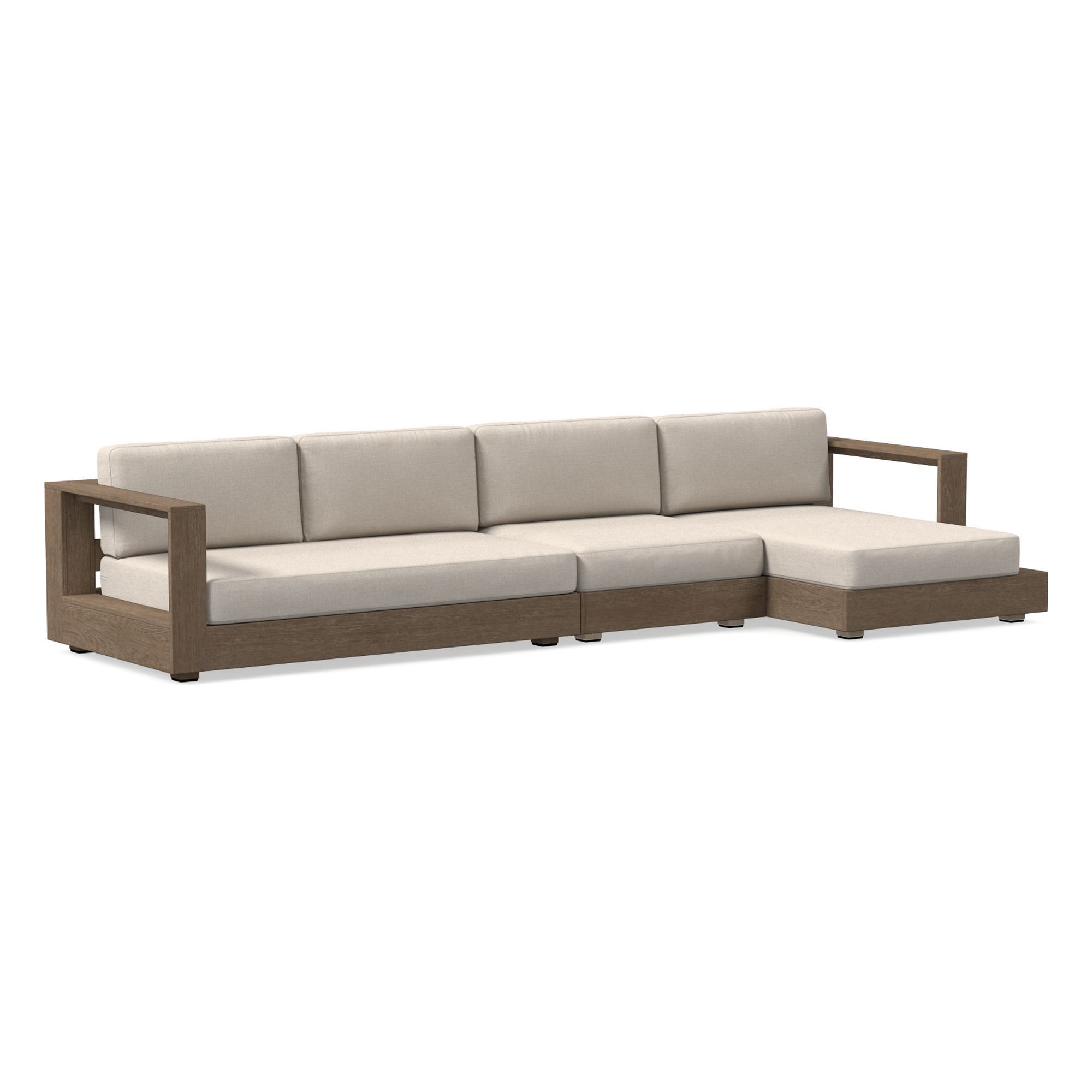 Telluride Outdoor -Piece Chaise Sectional Cushion Covers | West Elm