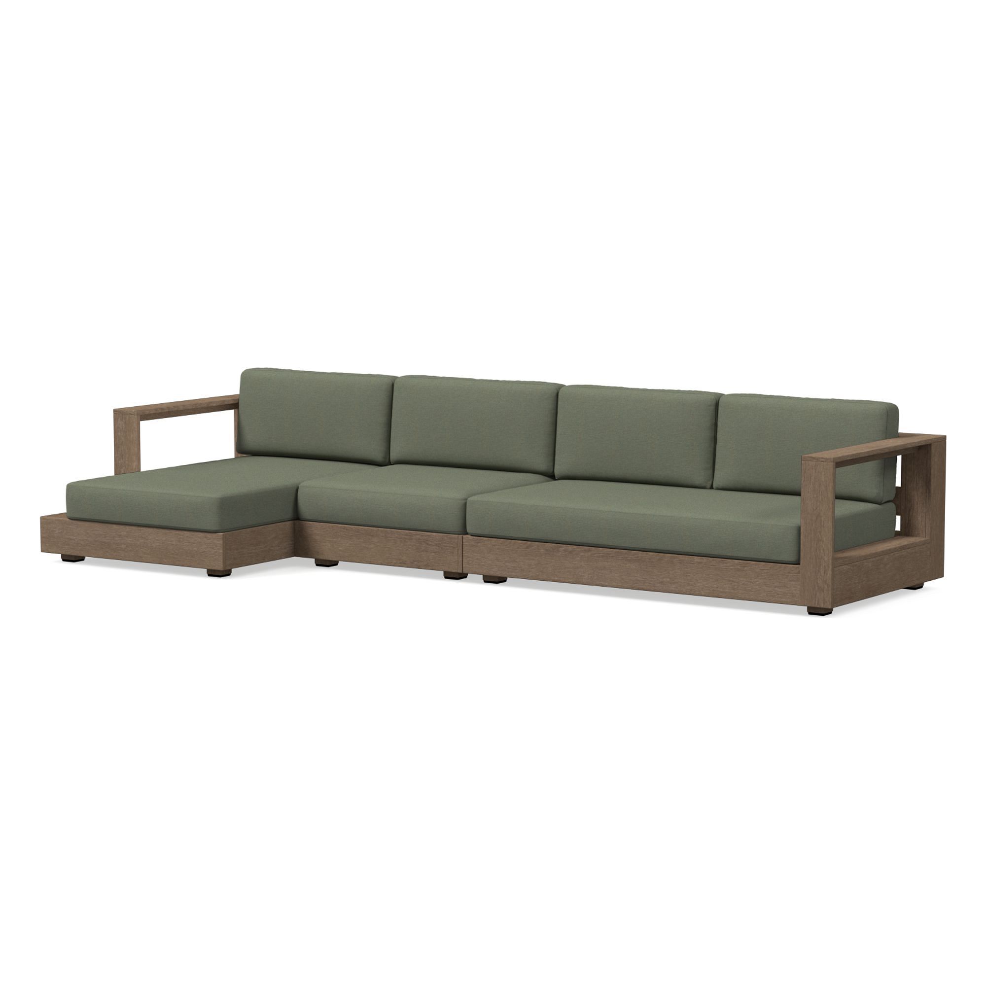 Telluride Outdoor -Piece Chaise Sectional Cushion Covers | West Elm