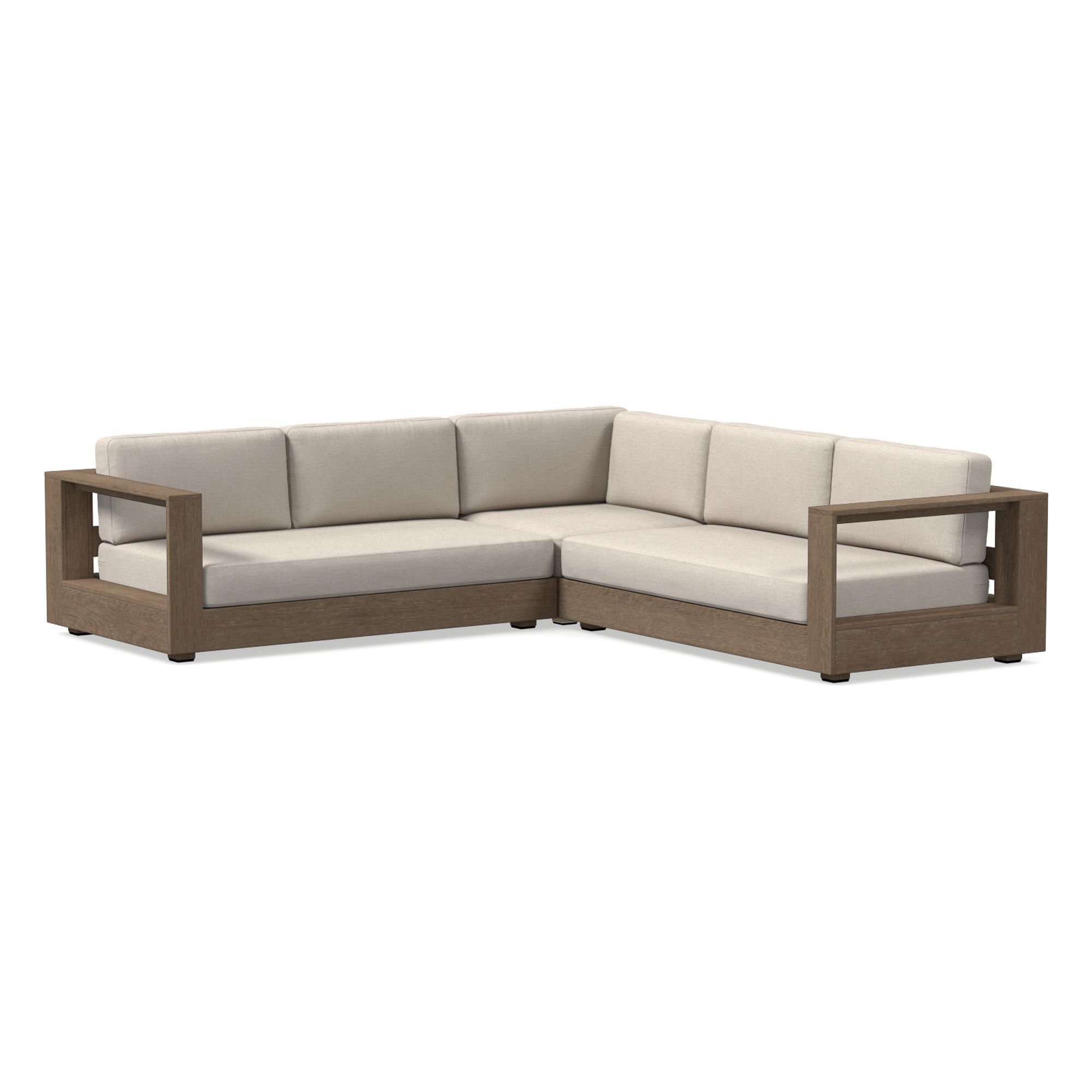 Telluride Outdoor -Piece L-Shaped Sectional Cushion Covers | West Elm