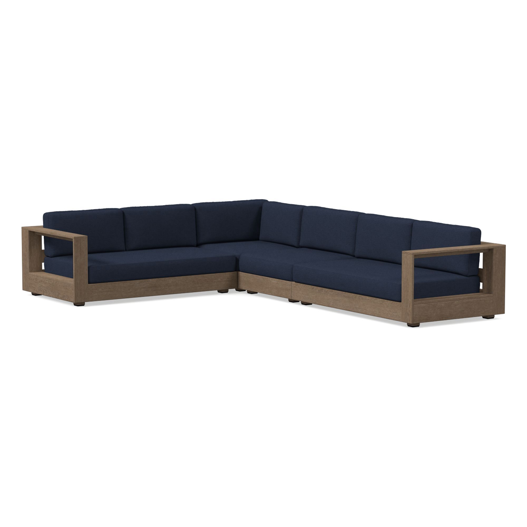 Telluride Outdoor -Piece L-Shaped Sectional Cushion Covers | West Elm