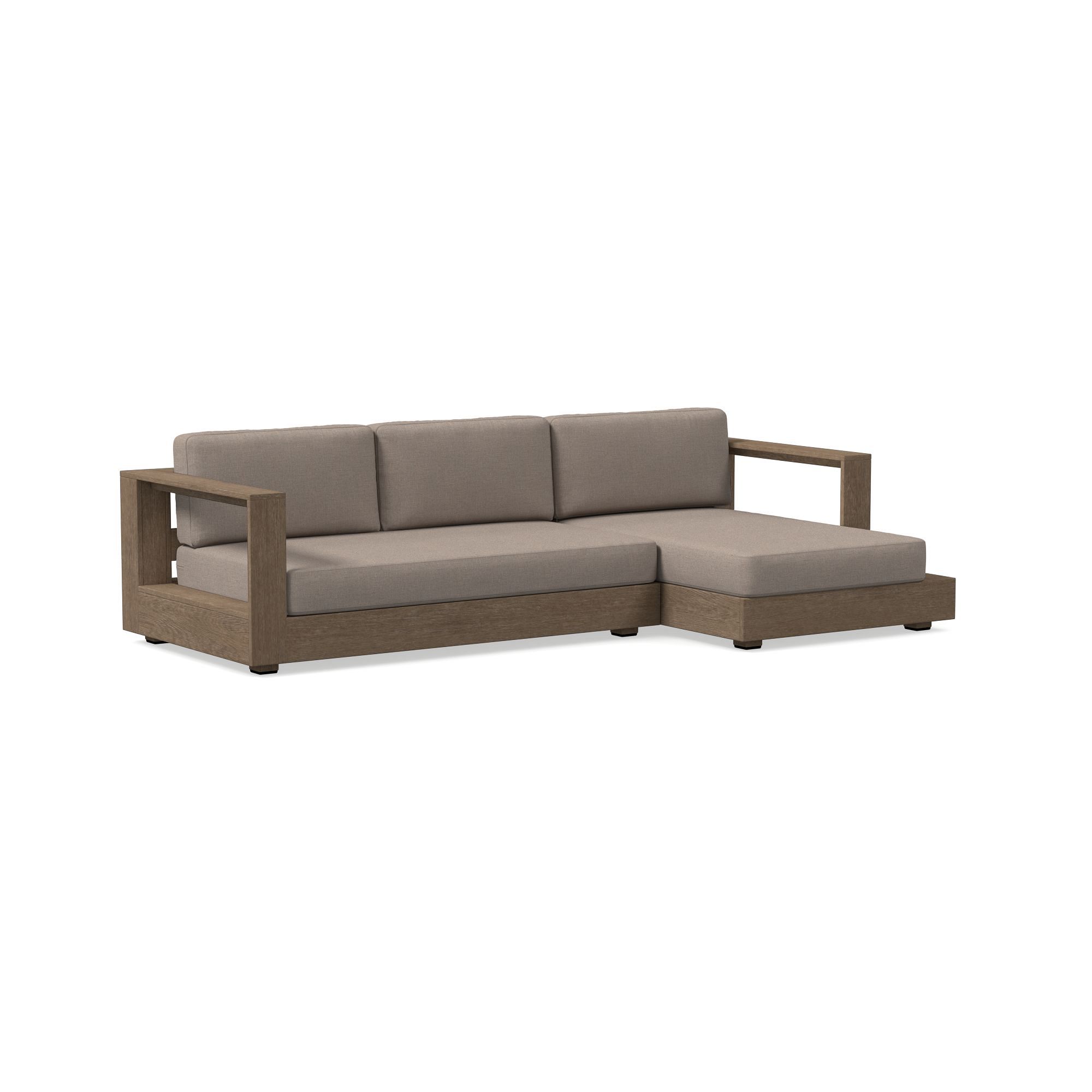 Telluride Outdoor -Piece Chaise Sectional Cushion Covers | West Elm