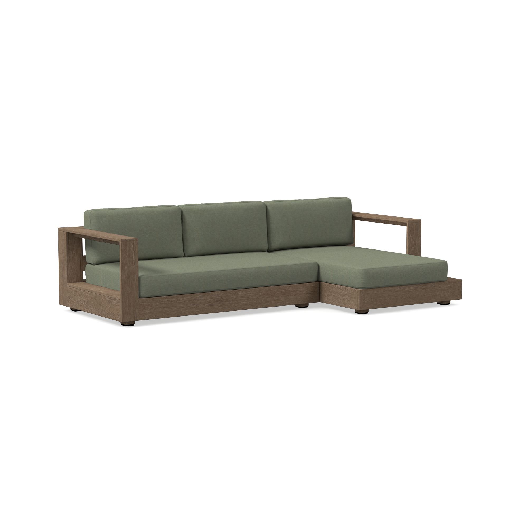 Telluride Outdoor -Piece Chaise Sectional Cushion Covers | West Elm