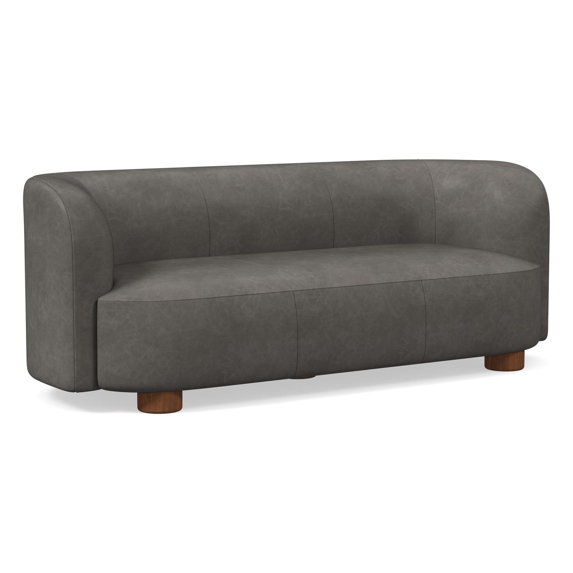 Laurent Leather Sofa (76"–96") | West Elm