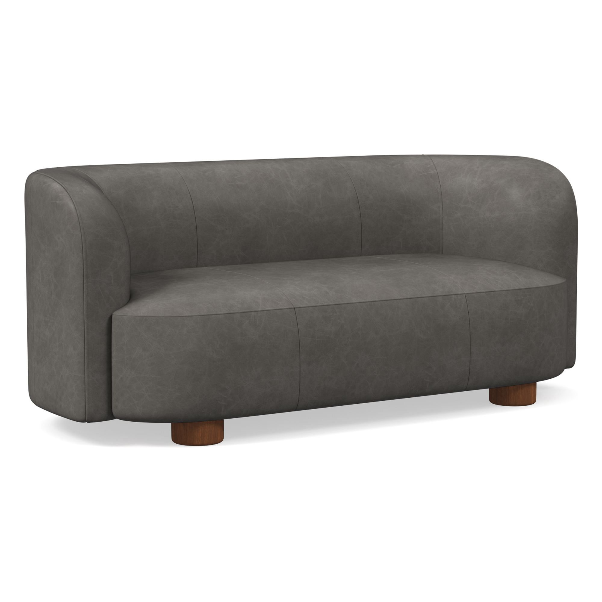 Laurent Leather Sofa (76"–96") | West Elm