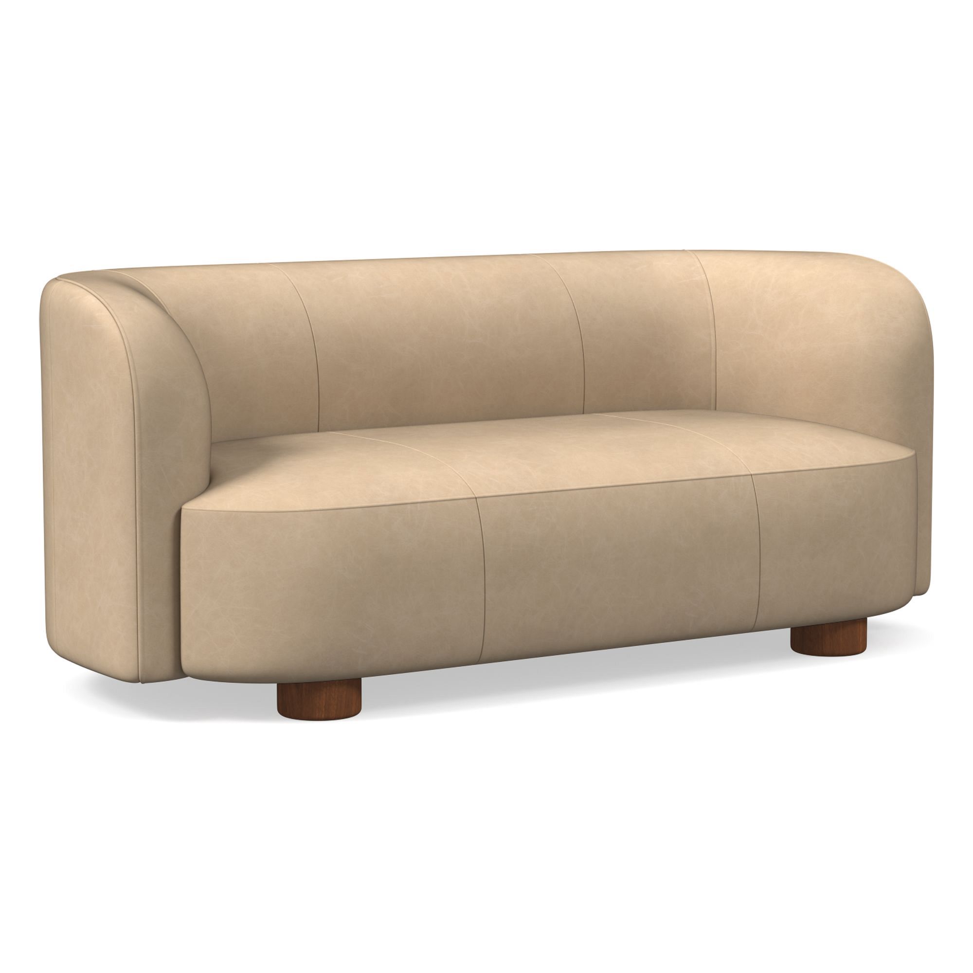 Laurent Leather Sofa (76"–96") | West Elm