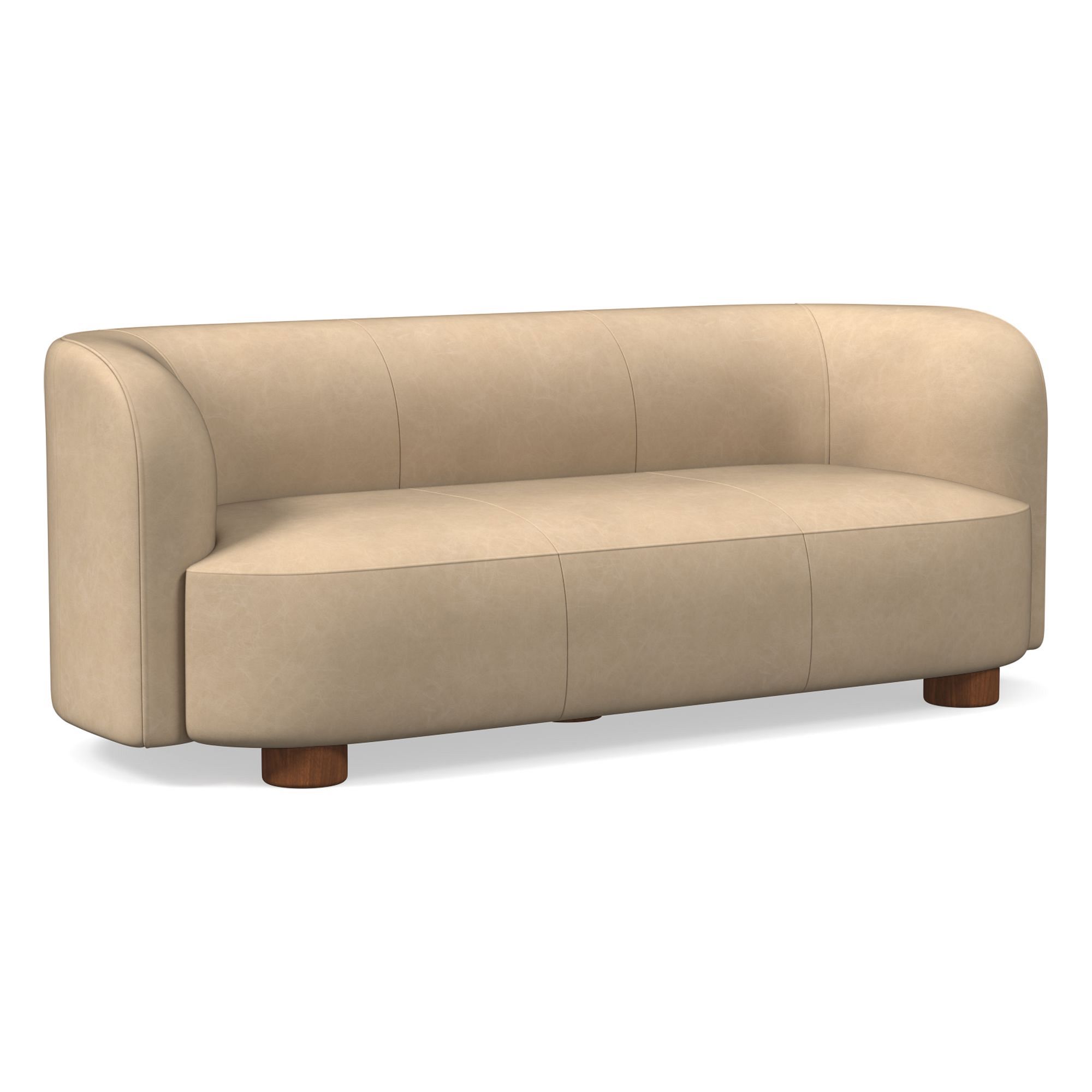 Laurent Leather Sofa (76"–96") | West Elm