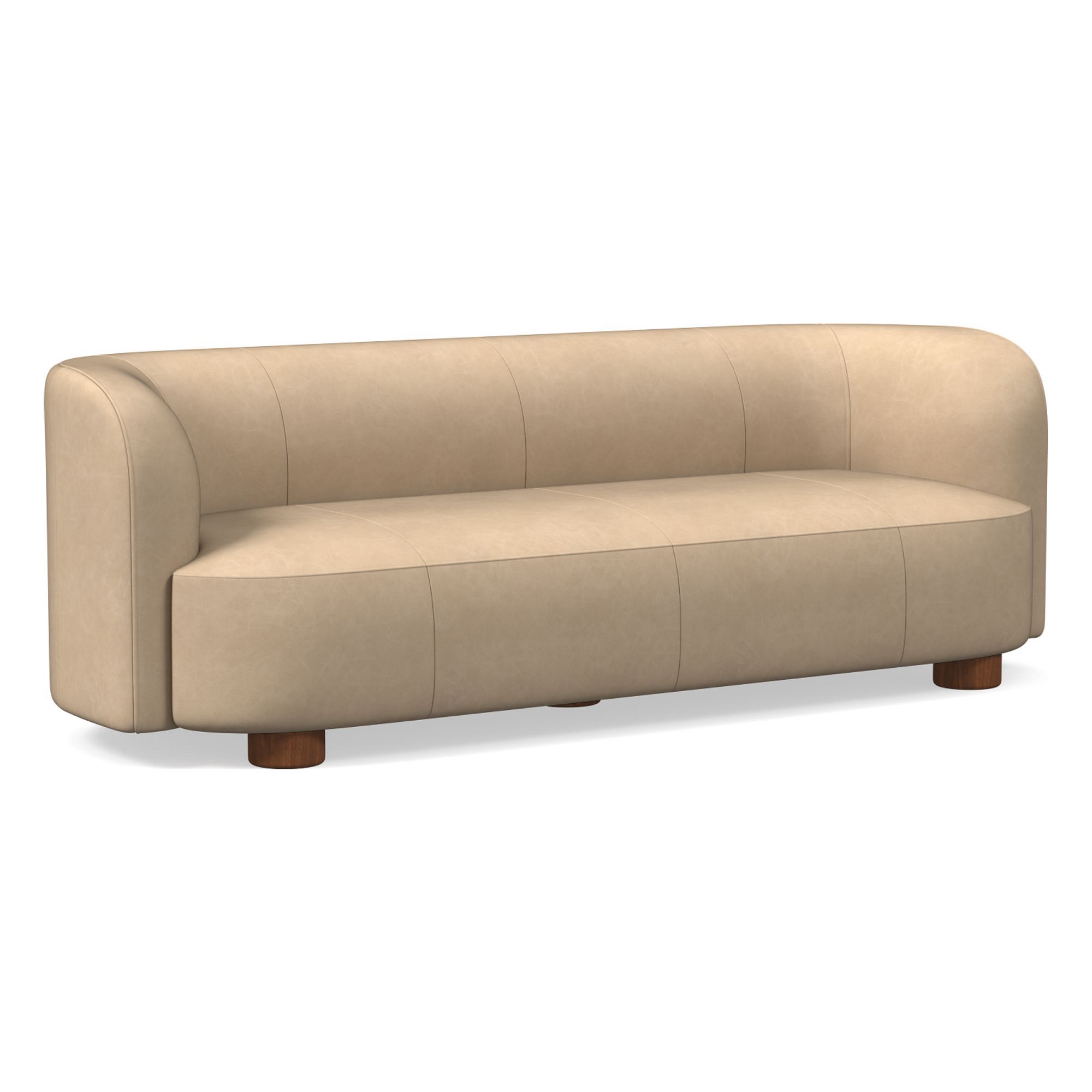 Laurent Leather Sofa (76"–96") | West Elm