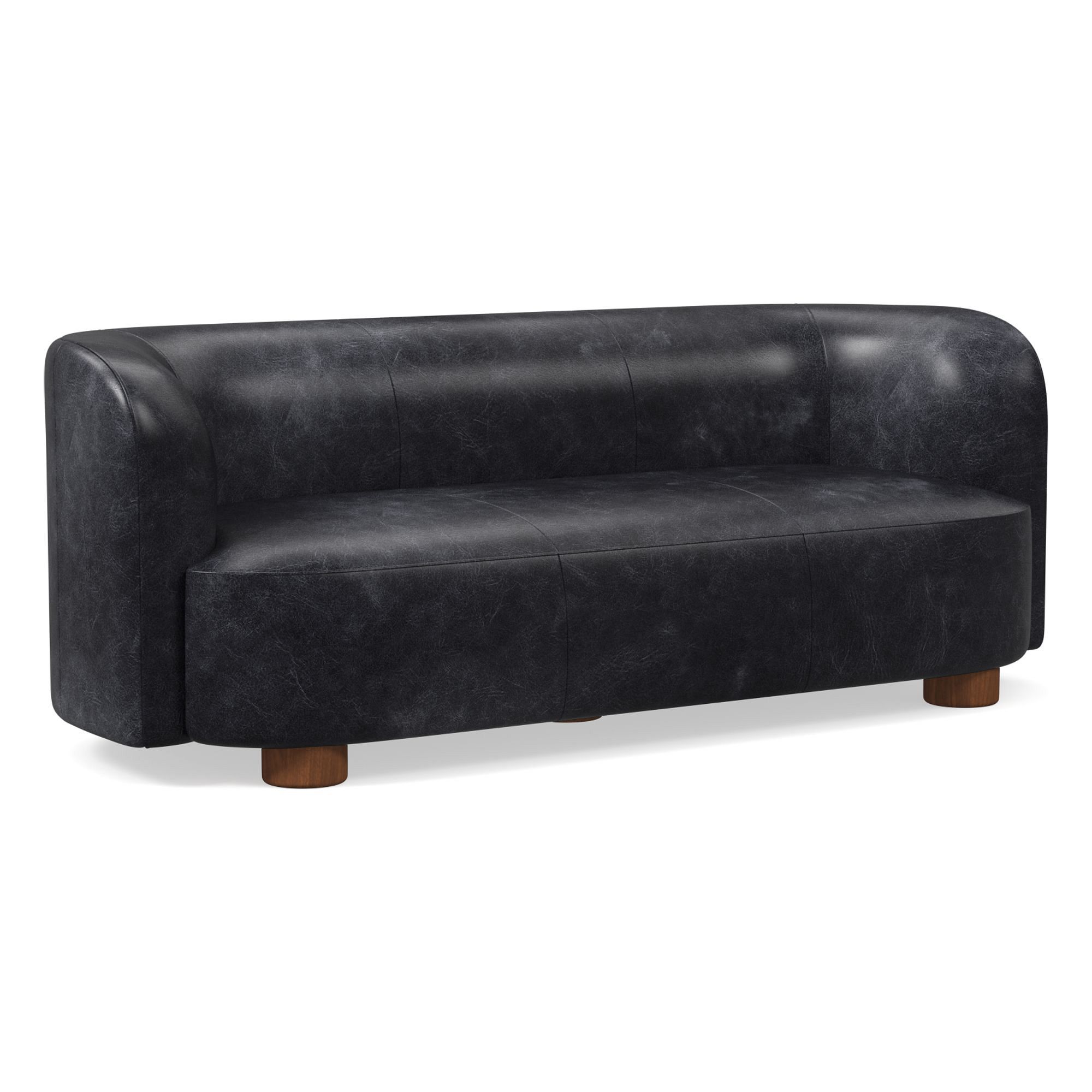 Laurent Leather Sofa (76"–96") | West Elm