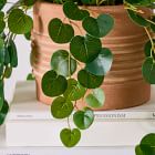 Faux Potted Trailing Leaf Plant