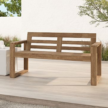 Portside Outdoor Porch Bench 60 West Elm