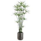 Faux Potted Cypress Grass Tree w/ Planter