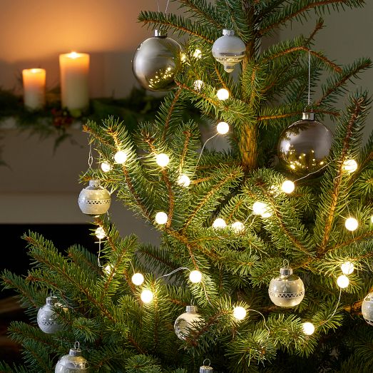 Crack Beaded Deco String Lights West Elm