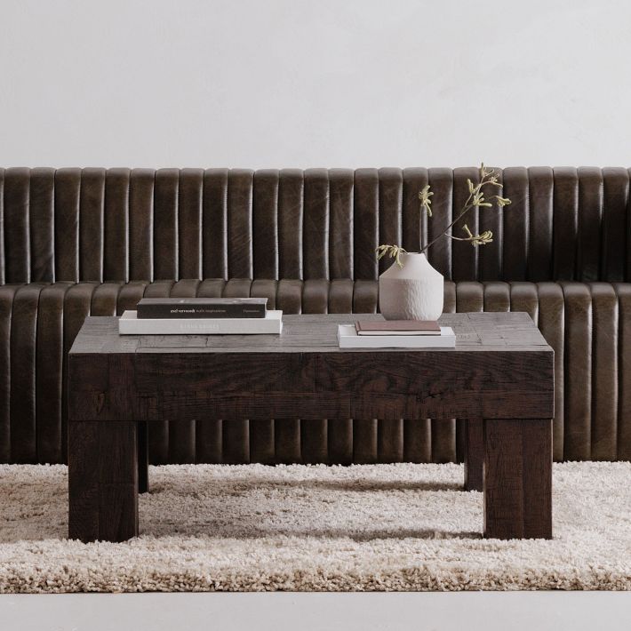 Solid Reclaimed Wood Square Coffee Table