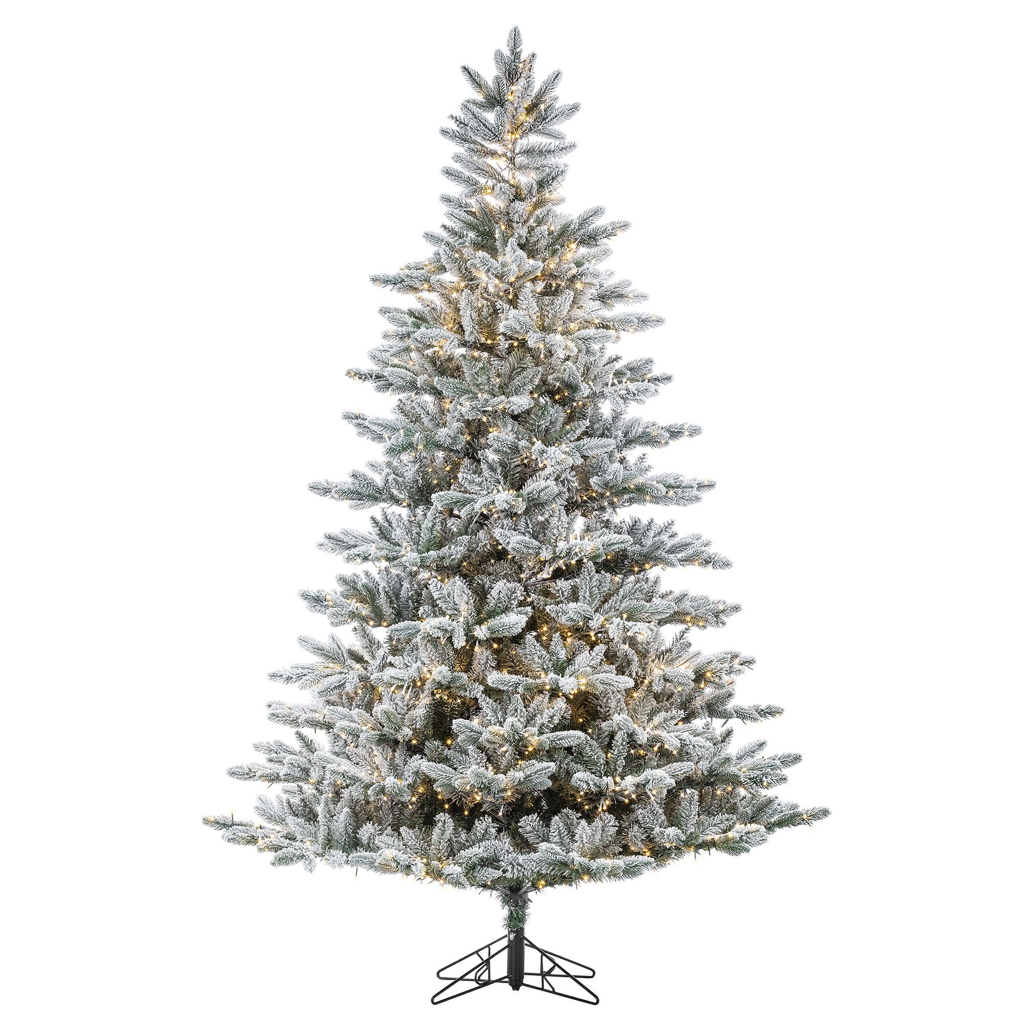 Flocked Redwood Christmas Tree - 7.5' | West Elm