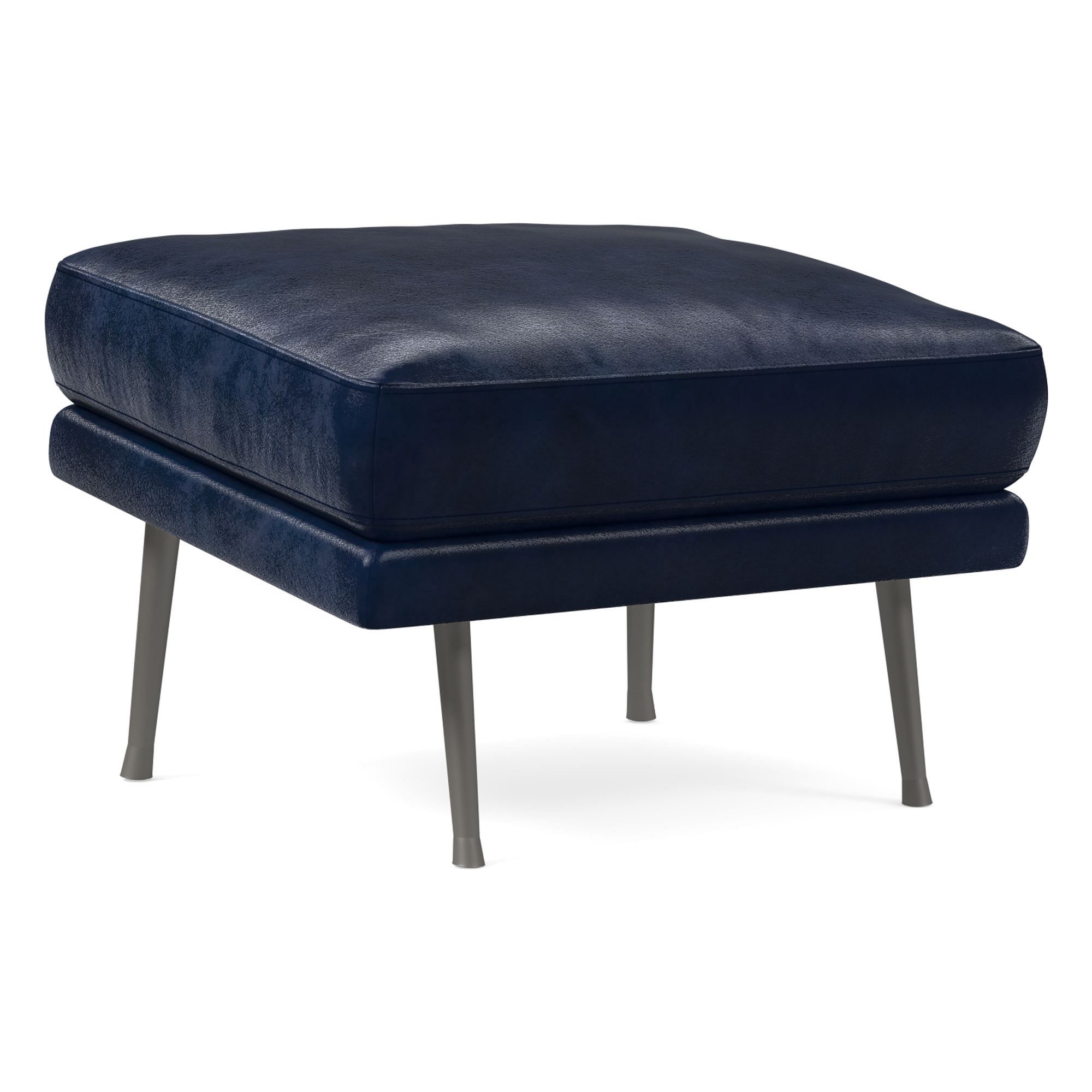 Lucia Leather Ottoman