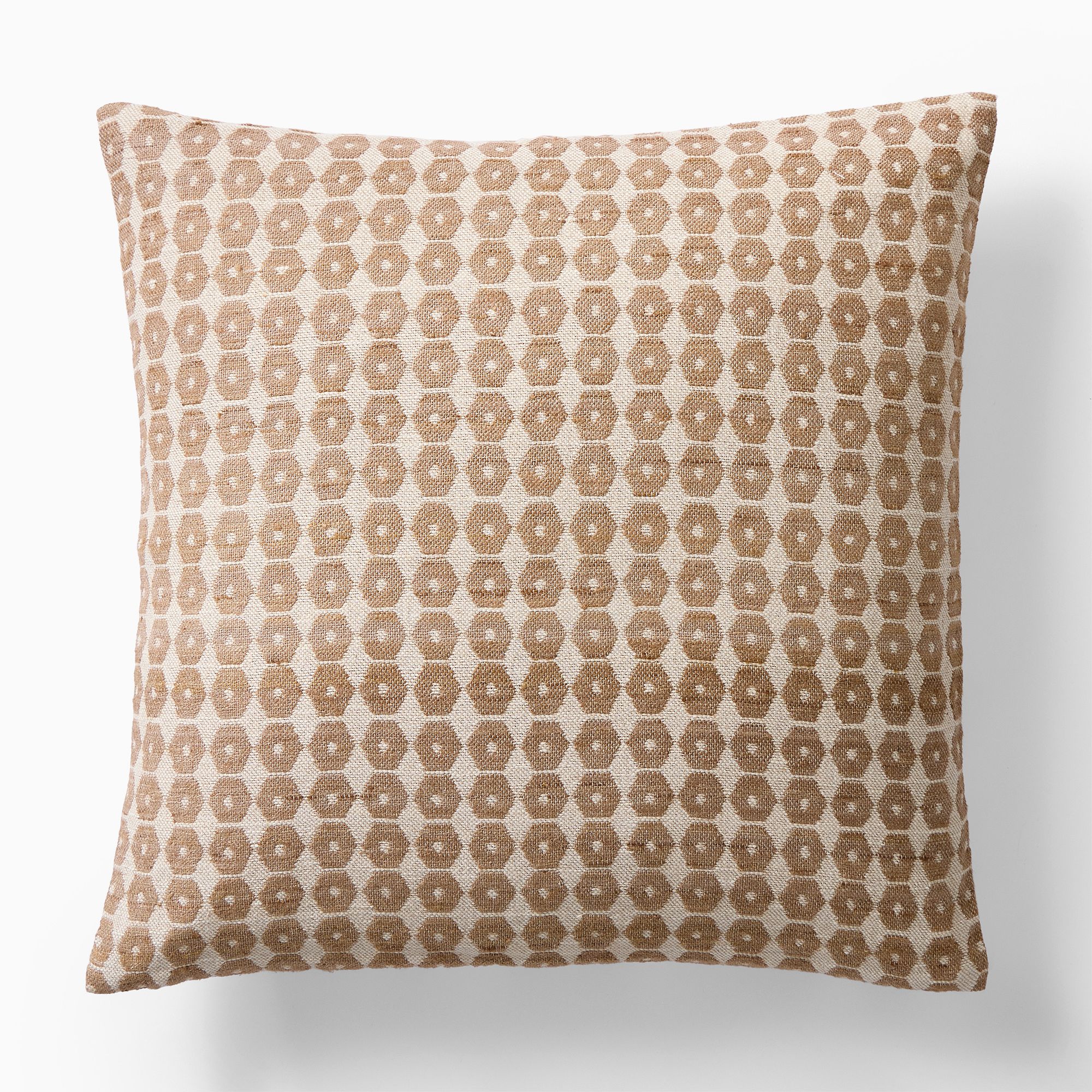 Honeycomb Silk Pillow Cover | West Elm