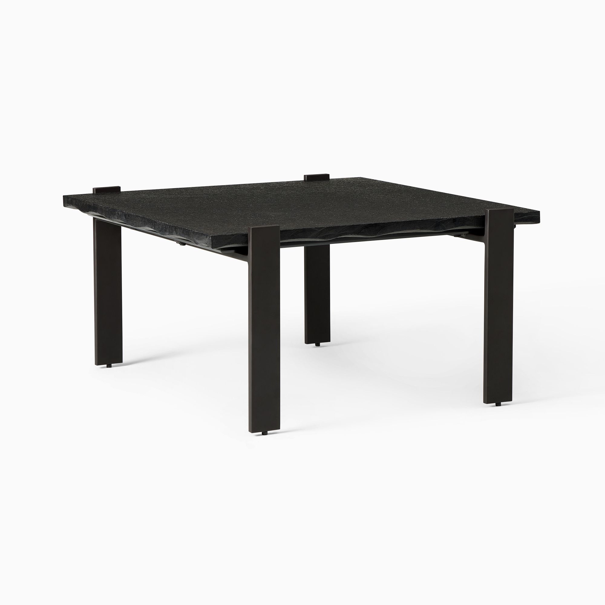 Colin King Dark Granite Coffee Table (30") | West Elm