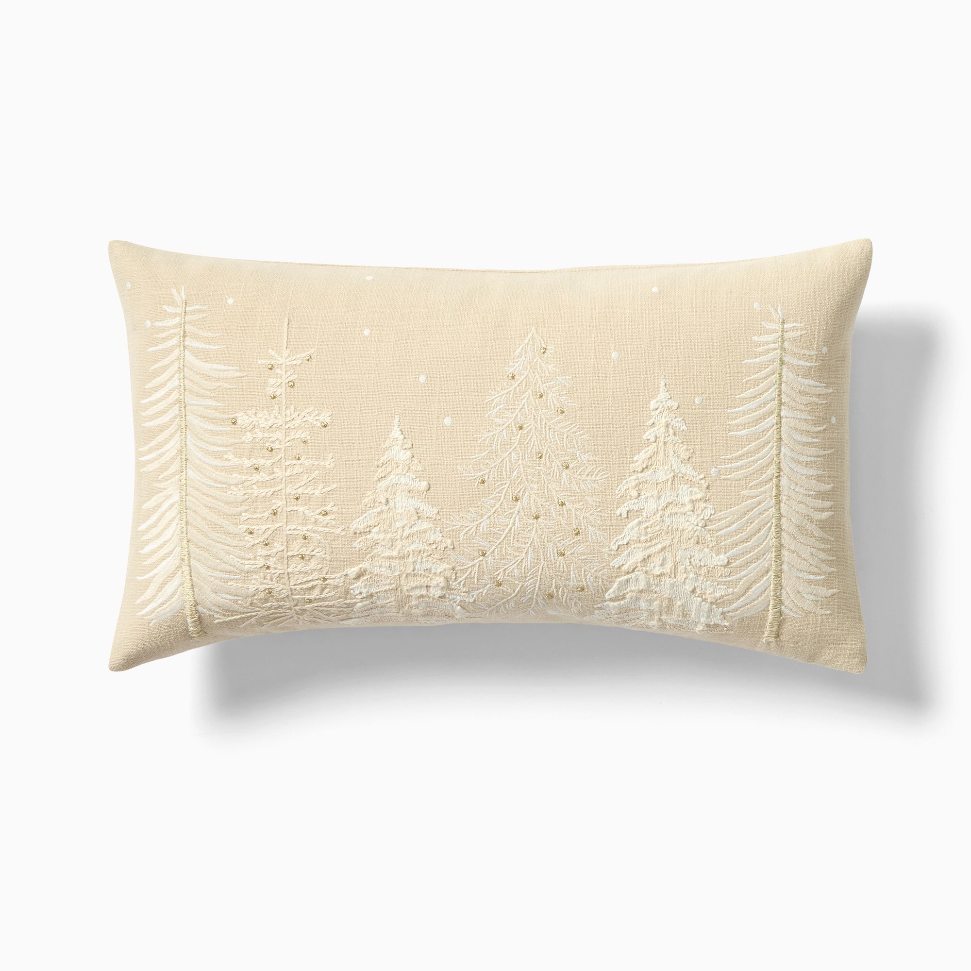 Textural Trees Pillow Cover | West Elm