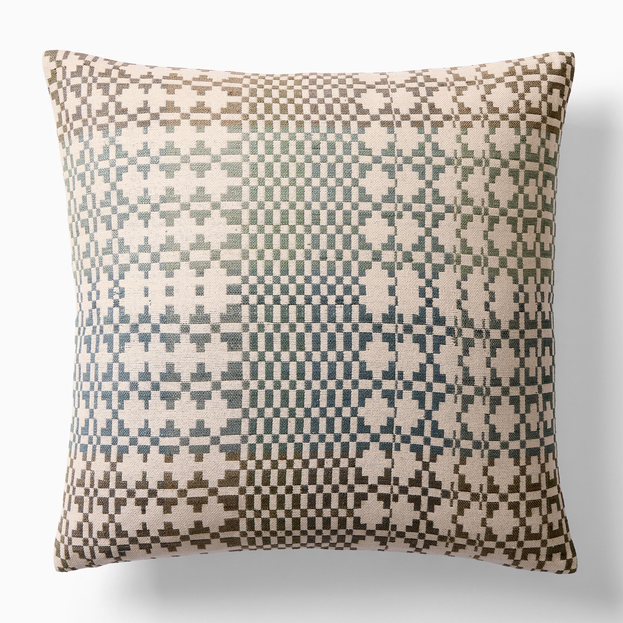 Silk Scandi Diamond Pillow Cover | West Elm