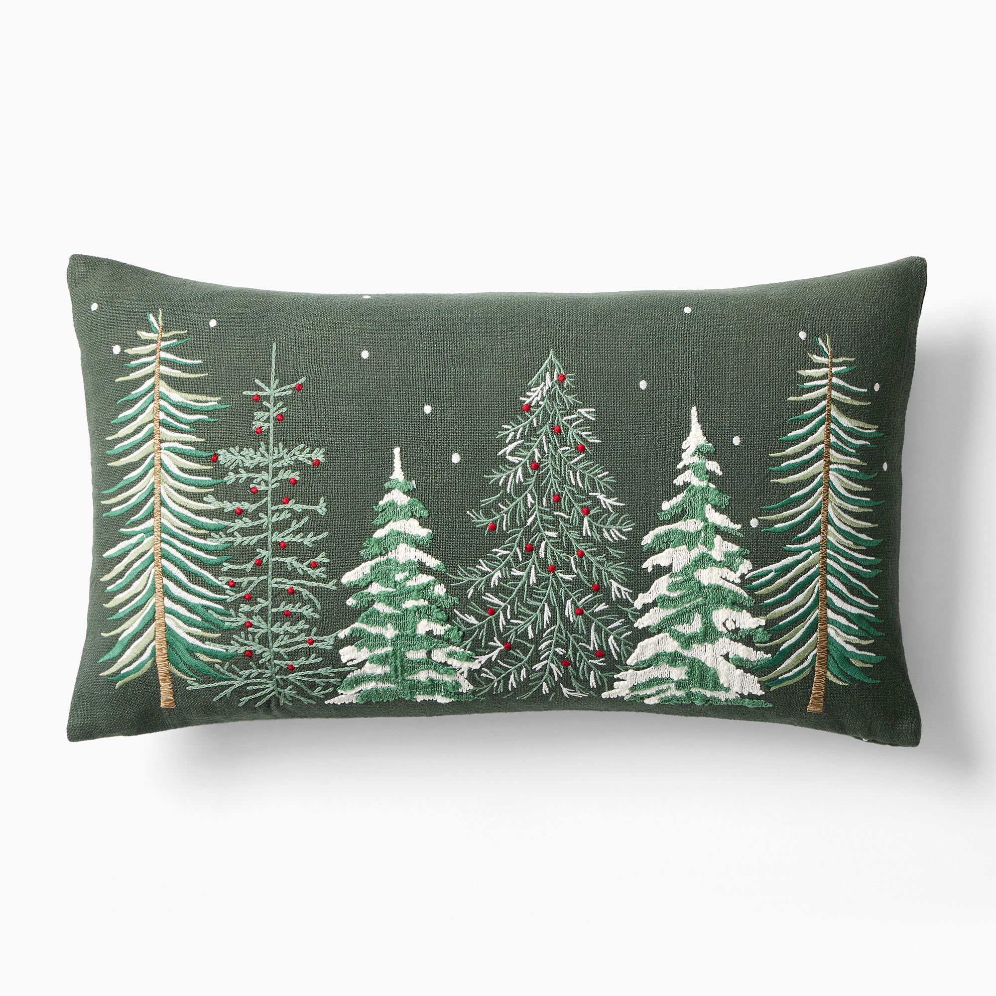 Textural Trees Pillow Cover | West Elm