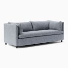 Shelter 80" Sleeper Sofa, Yarn Dyed Linen Weave, Graphite