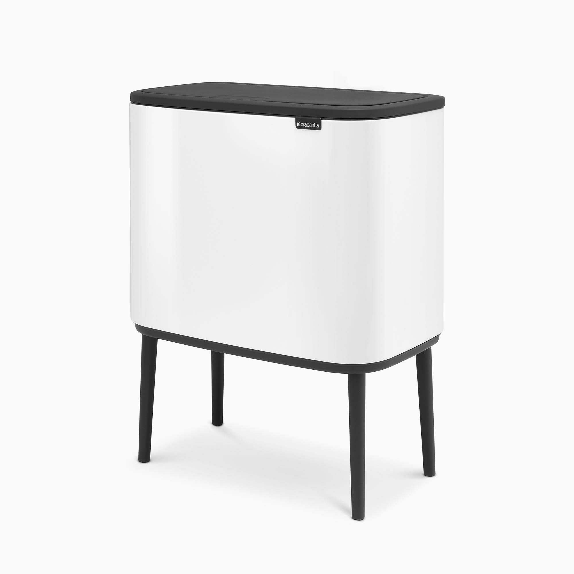 Brabantia Bo Touch Dual-Compartment Trash Can (3 & 6 Gallon) | West Elm