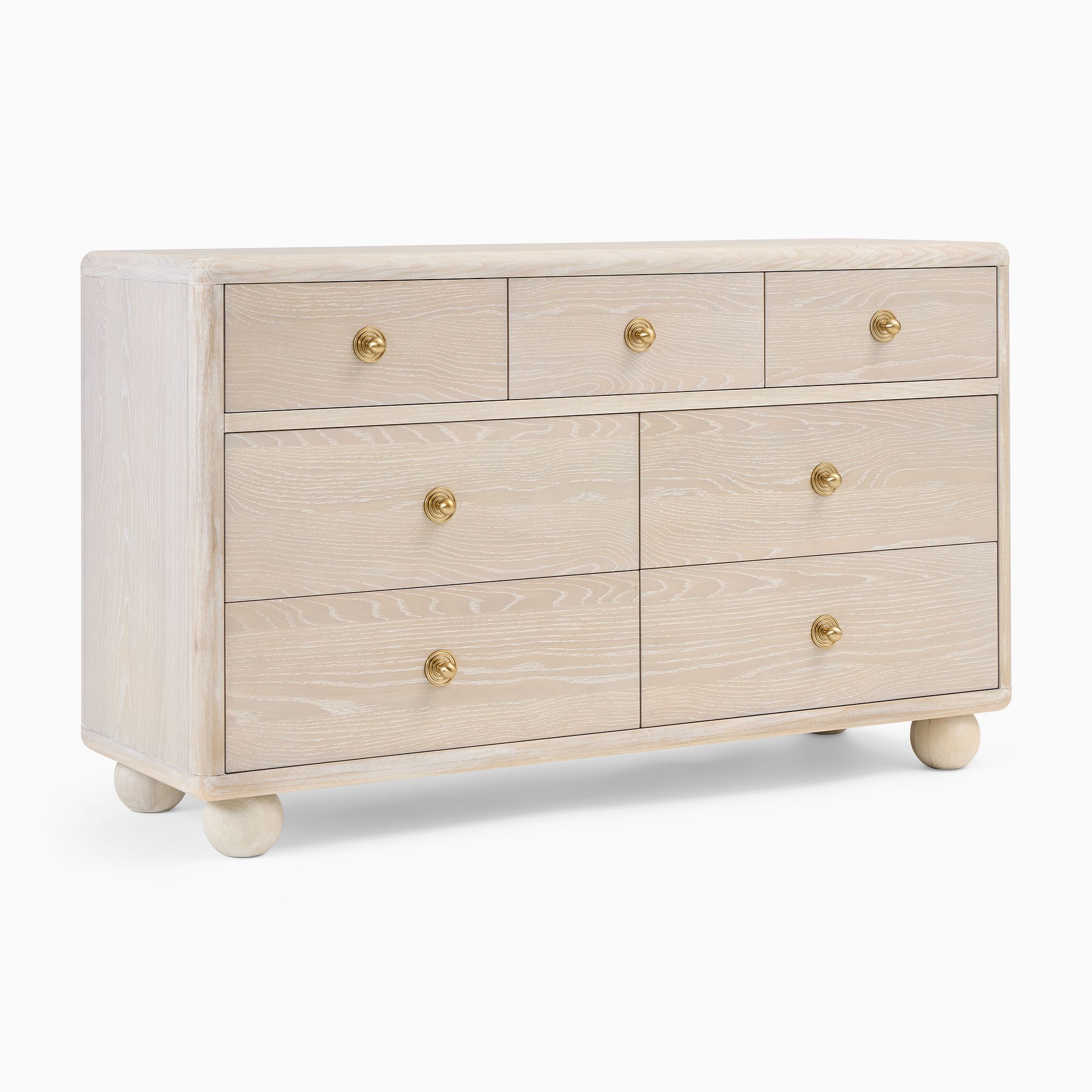 Joseph Altuzarra Sphere Foot 7-Drawer Dresser (56") | West Elm