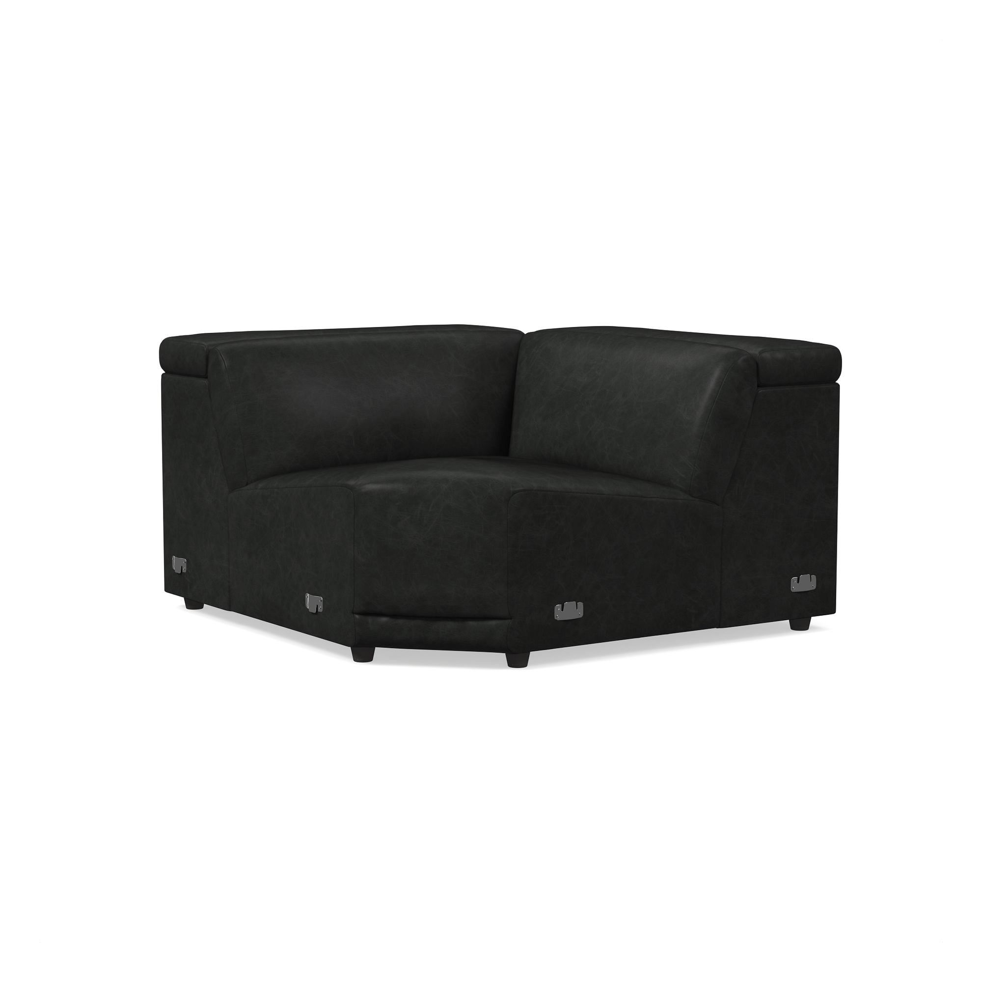 Build Your Own - Dalton Motion Reclining Leather Sectional | West Elm