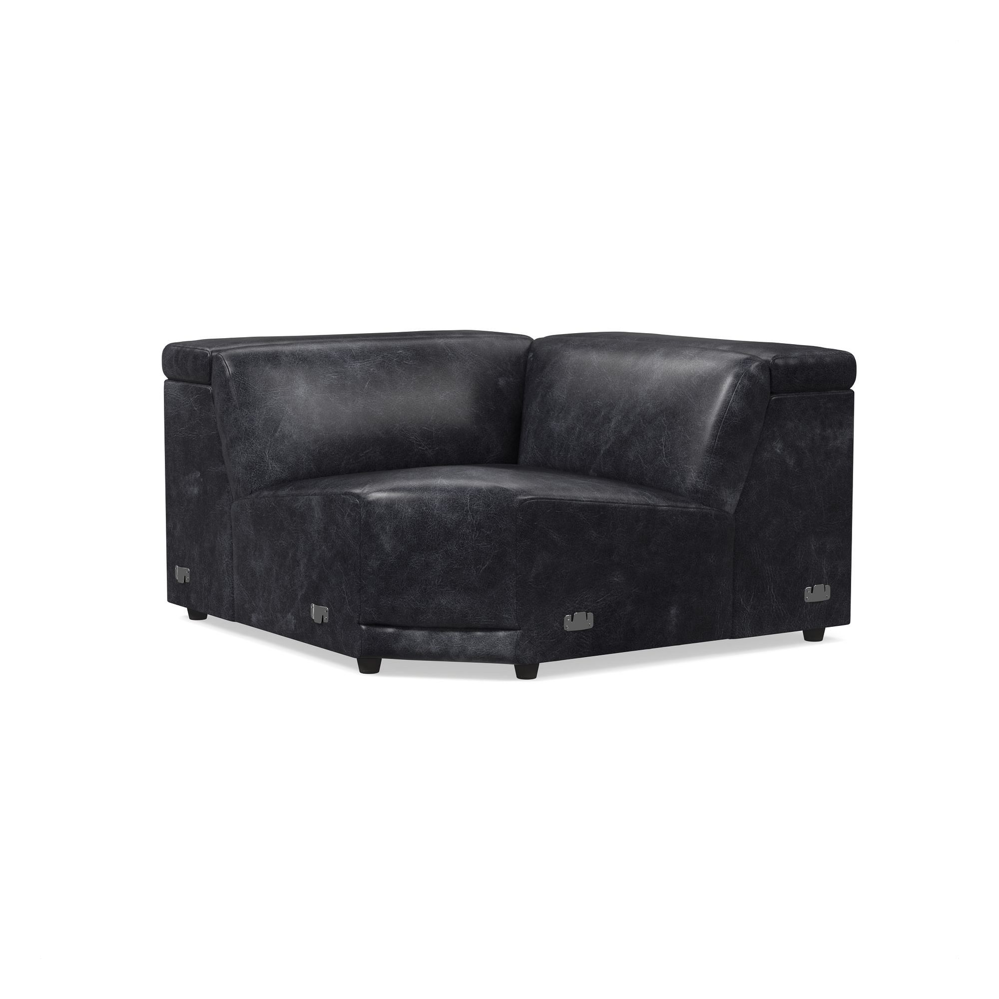 Build Your Own - Dalton Motion Reclining Leather Sectional | West Elm