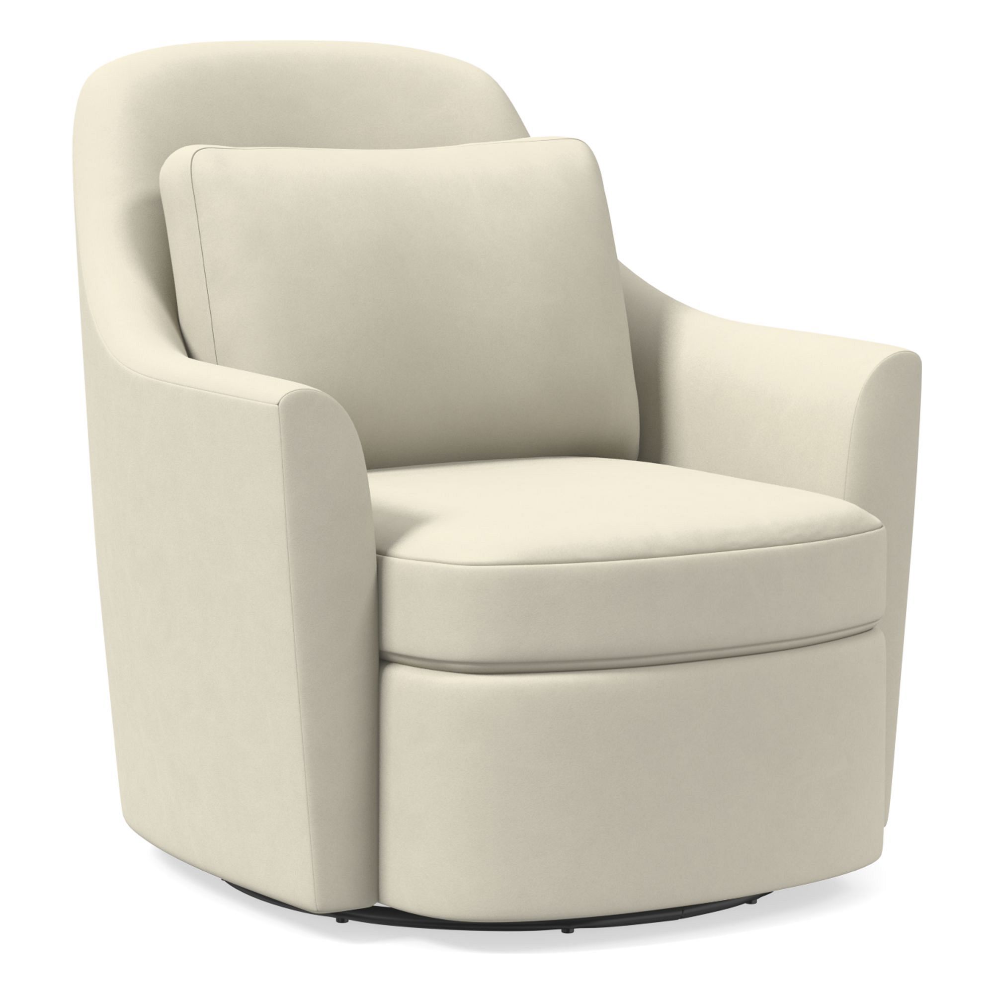 Dallas Leather Swivel Chair | West Elm