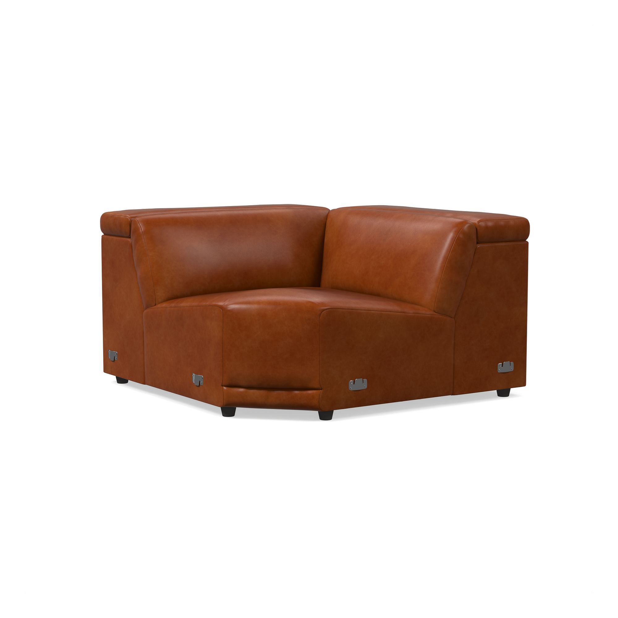 Build Your Own - Dalton Motion Reclining Leather Sectional | West Elm