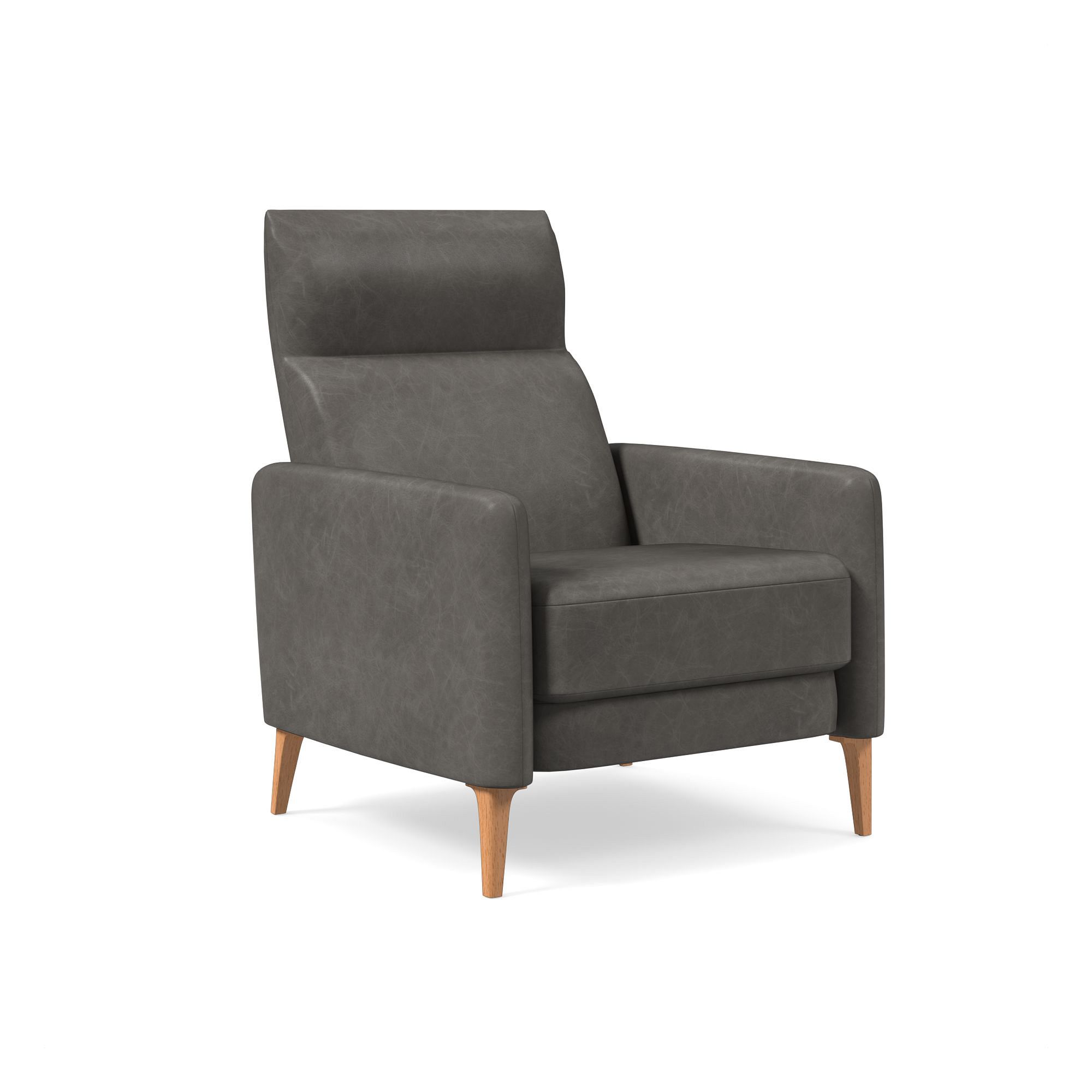 Auburn Leather Recliner | West Elm