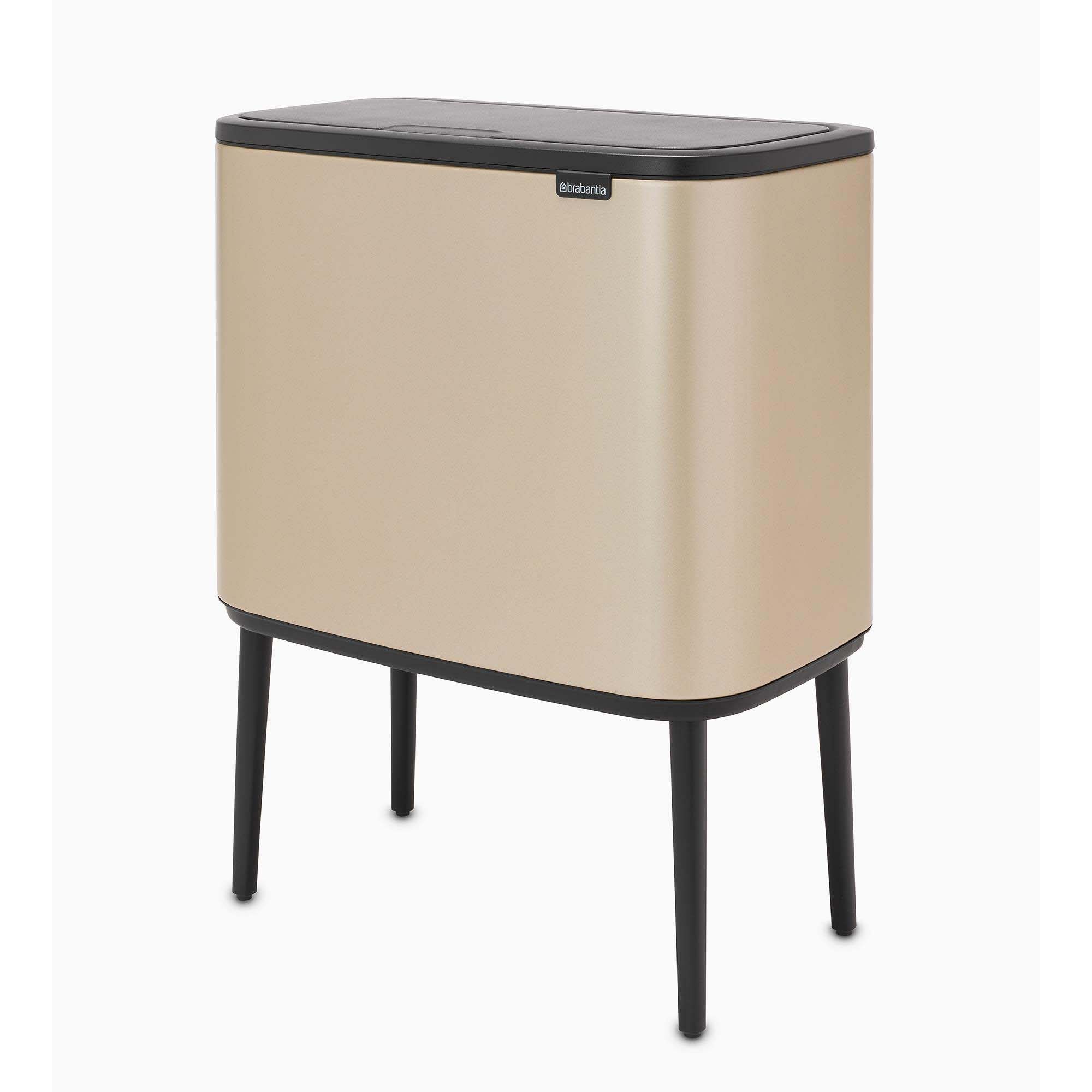 Brabantia Bo Touch Dual-Compartment Trash Can (3 & 6 Gallon) | West Elm