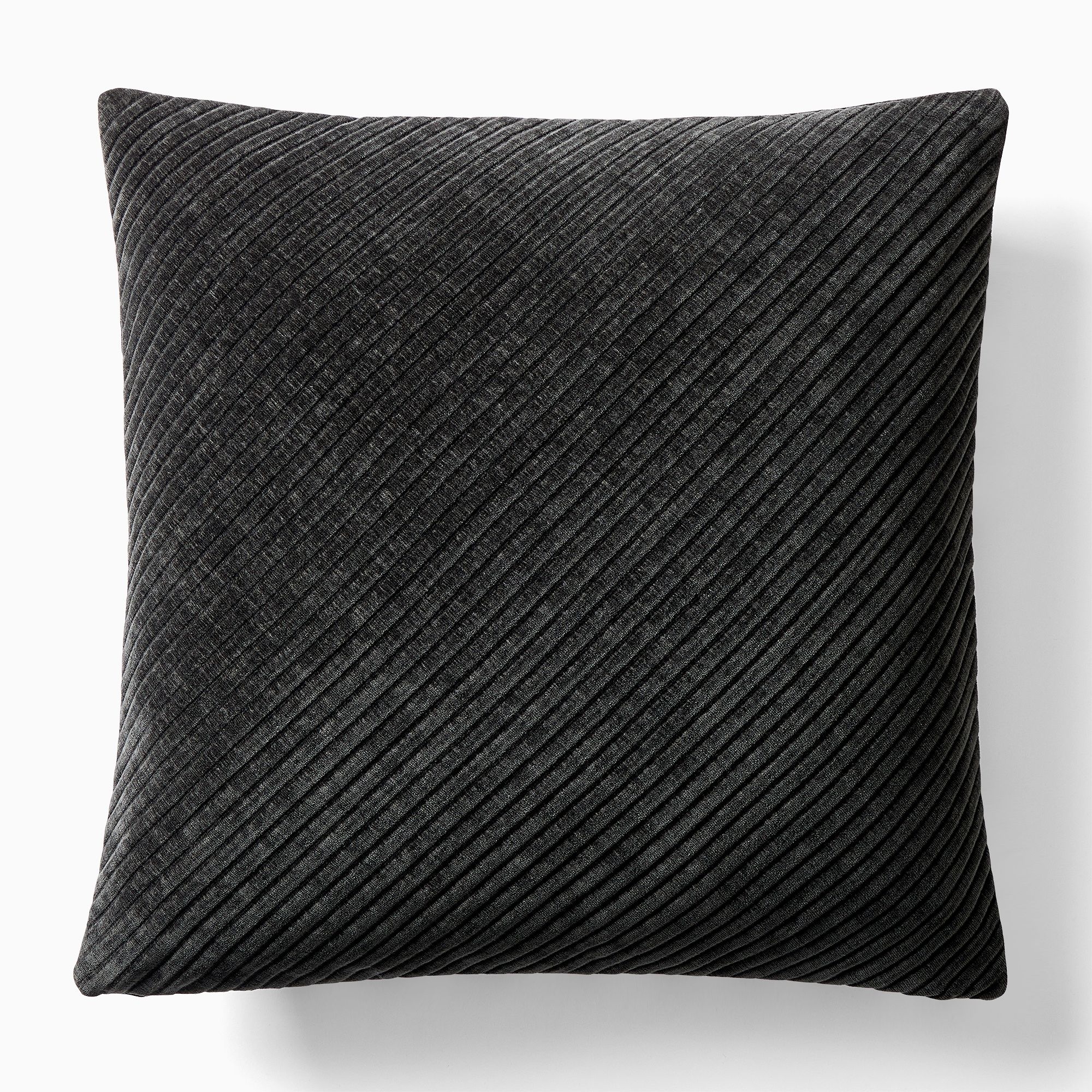 Corded Bias Velvet Pillow Cover | West Elm