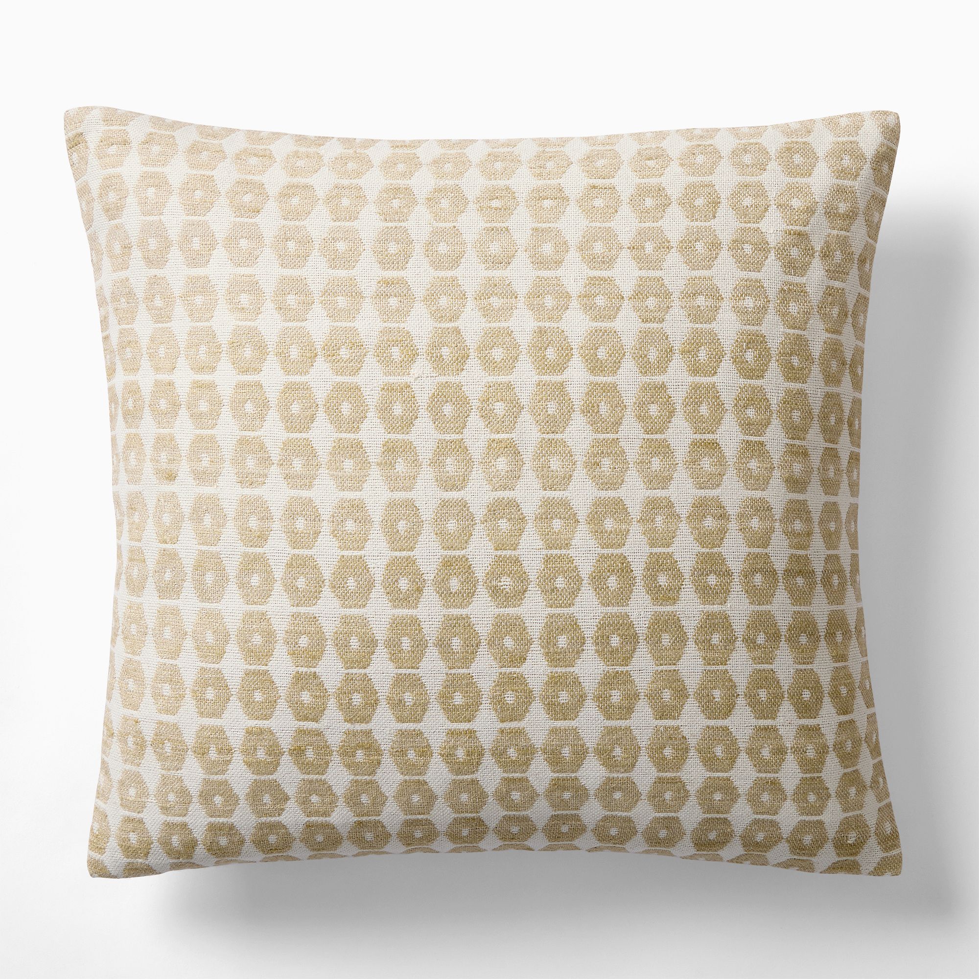 Honeycomb Silk Pillow Cover | West Elm