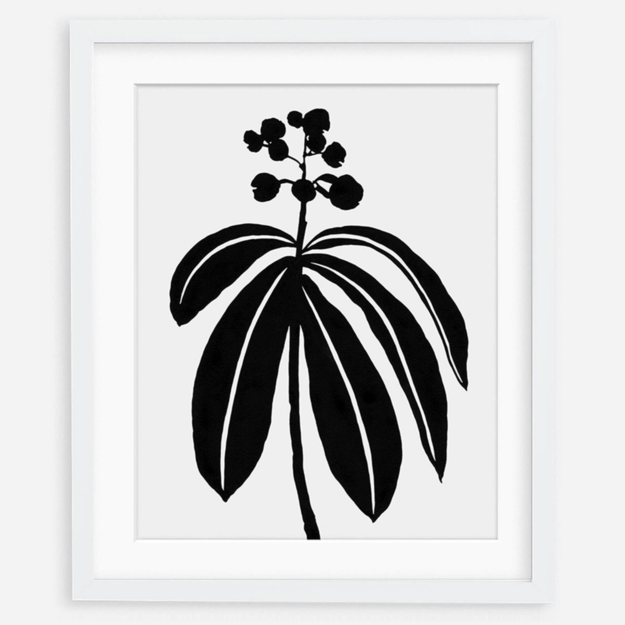 Living Pattern Framed Print - Dichorisandra Thyrsiflora | West Elm